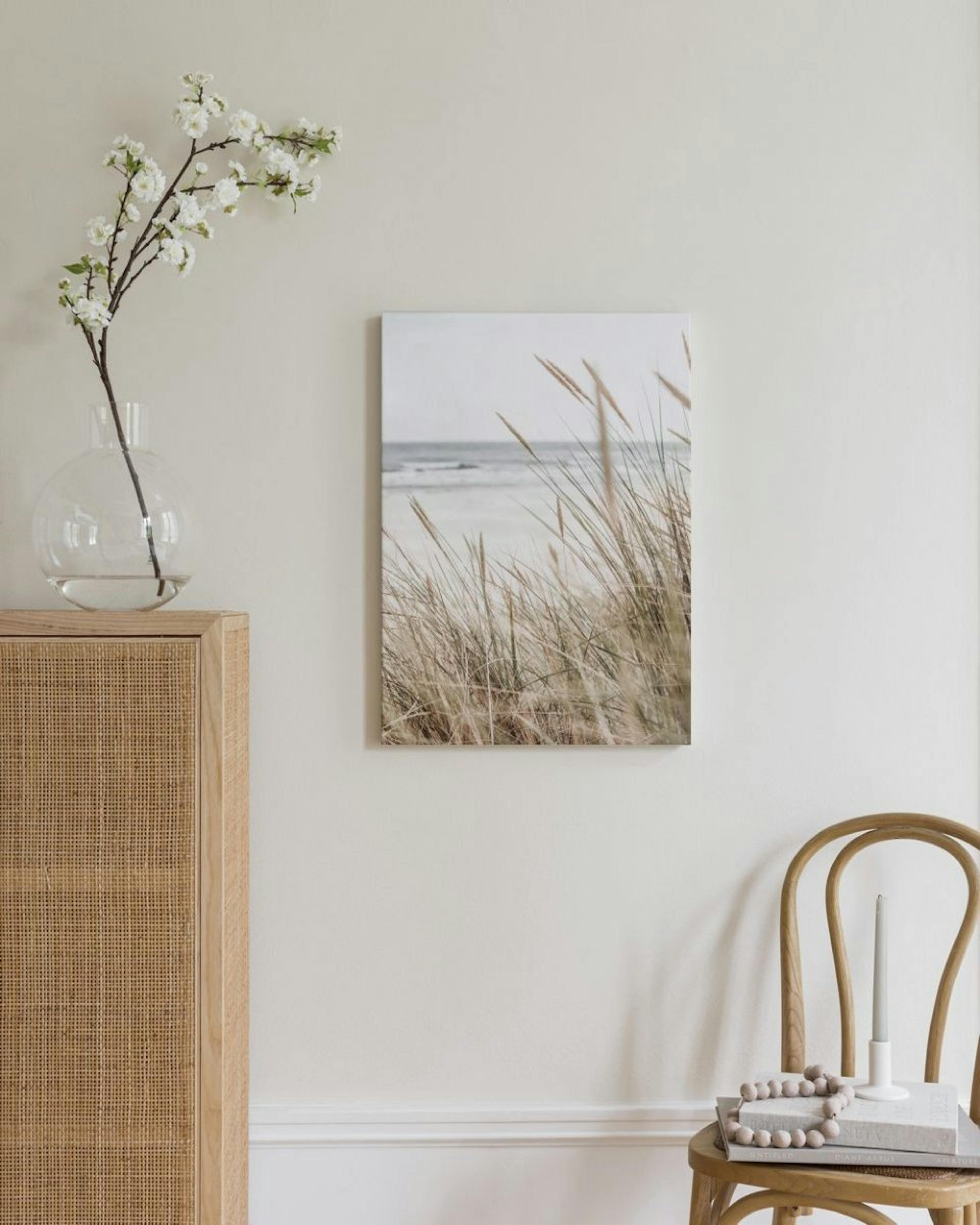 Beachy Reeds Canvas print thumbnail