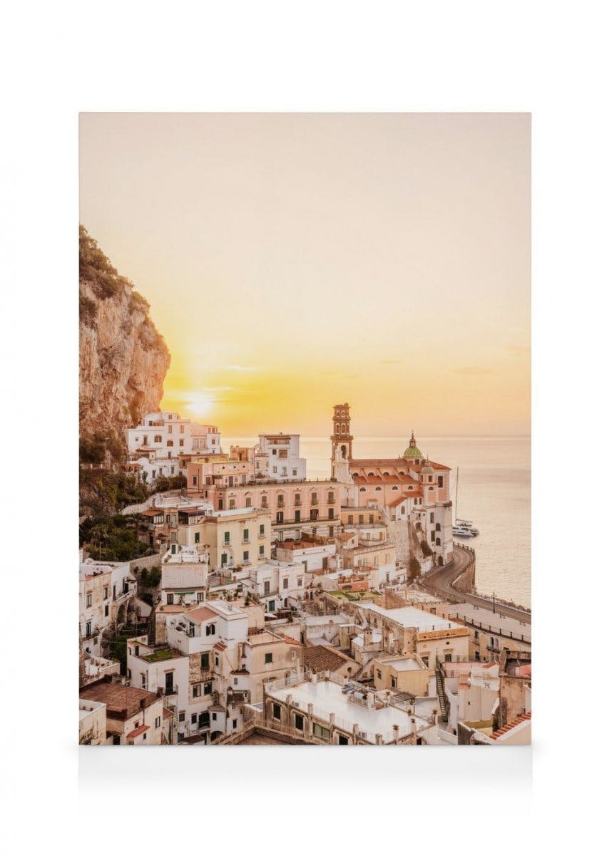 Canvastavlor - Italian Sunset Canvastavla (30x40 cm) - Poster Store