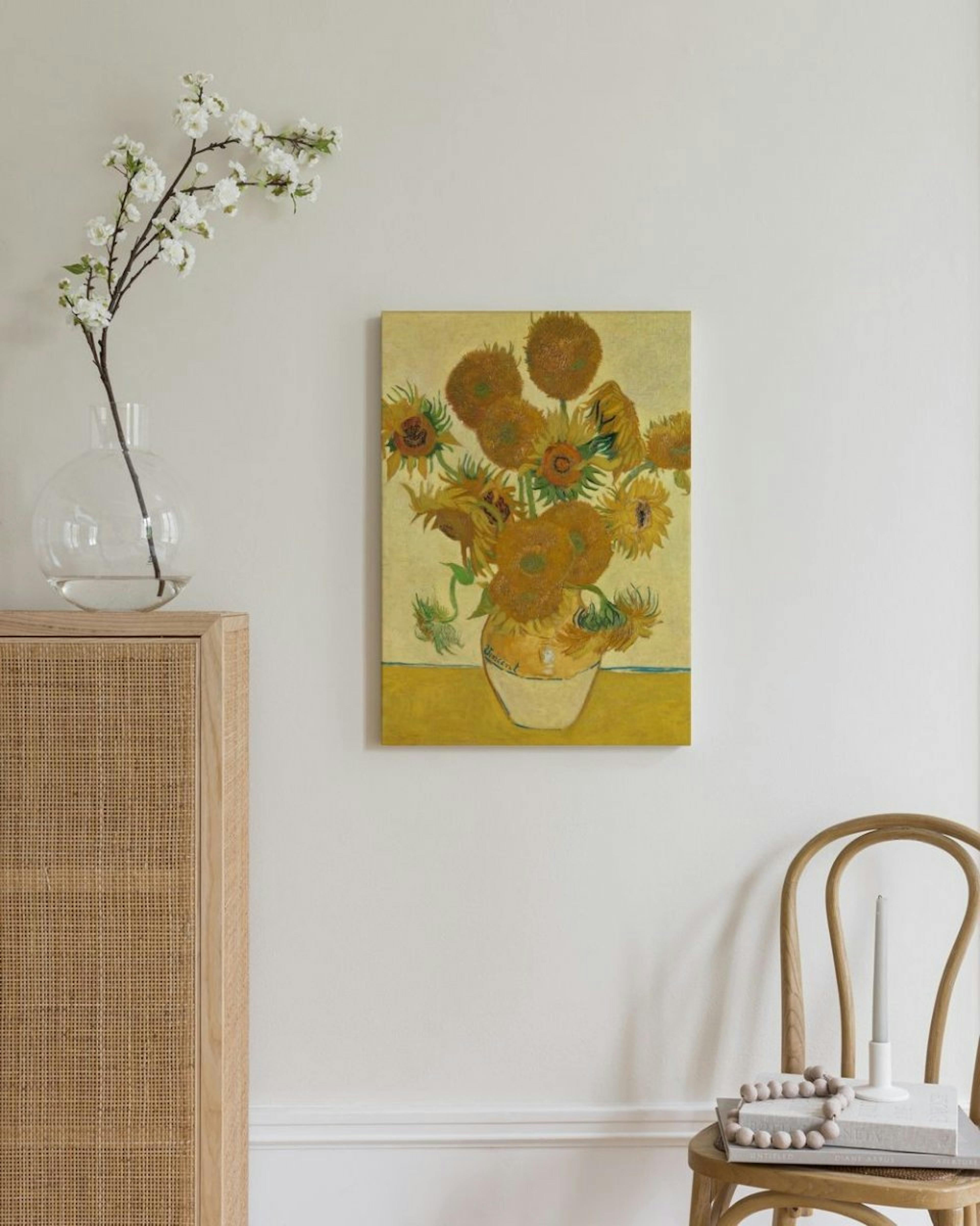 Vincent van Gogh - Sunflowers Lienzo thumbnail