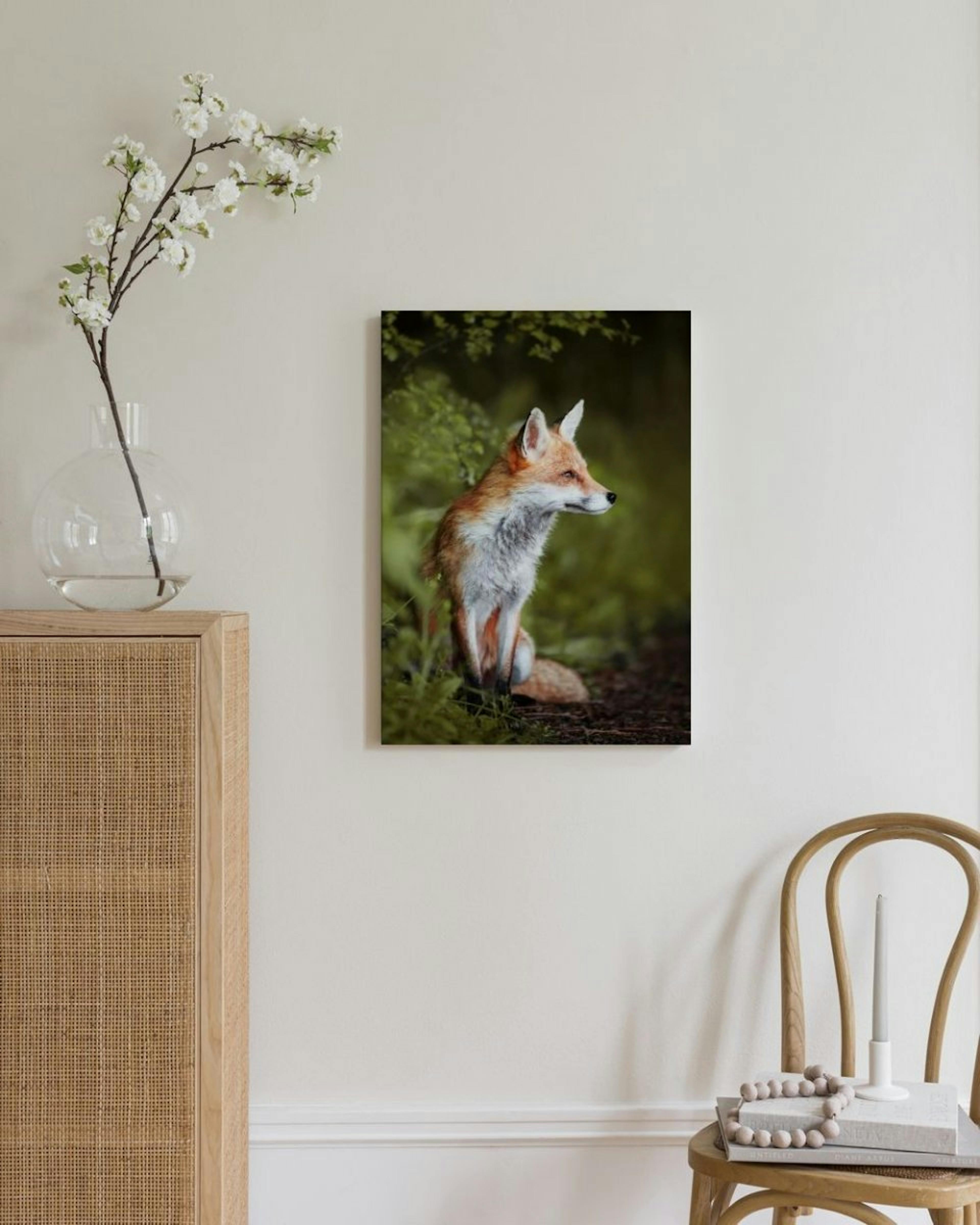 Thoughtful Fox Canvas print thumbnail