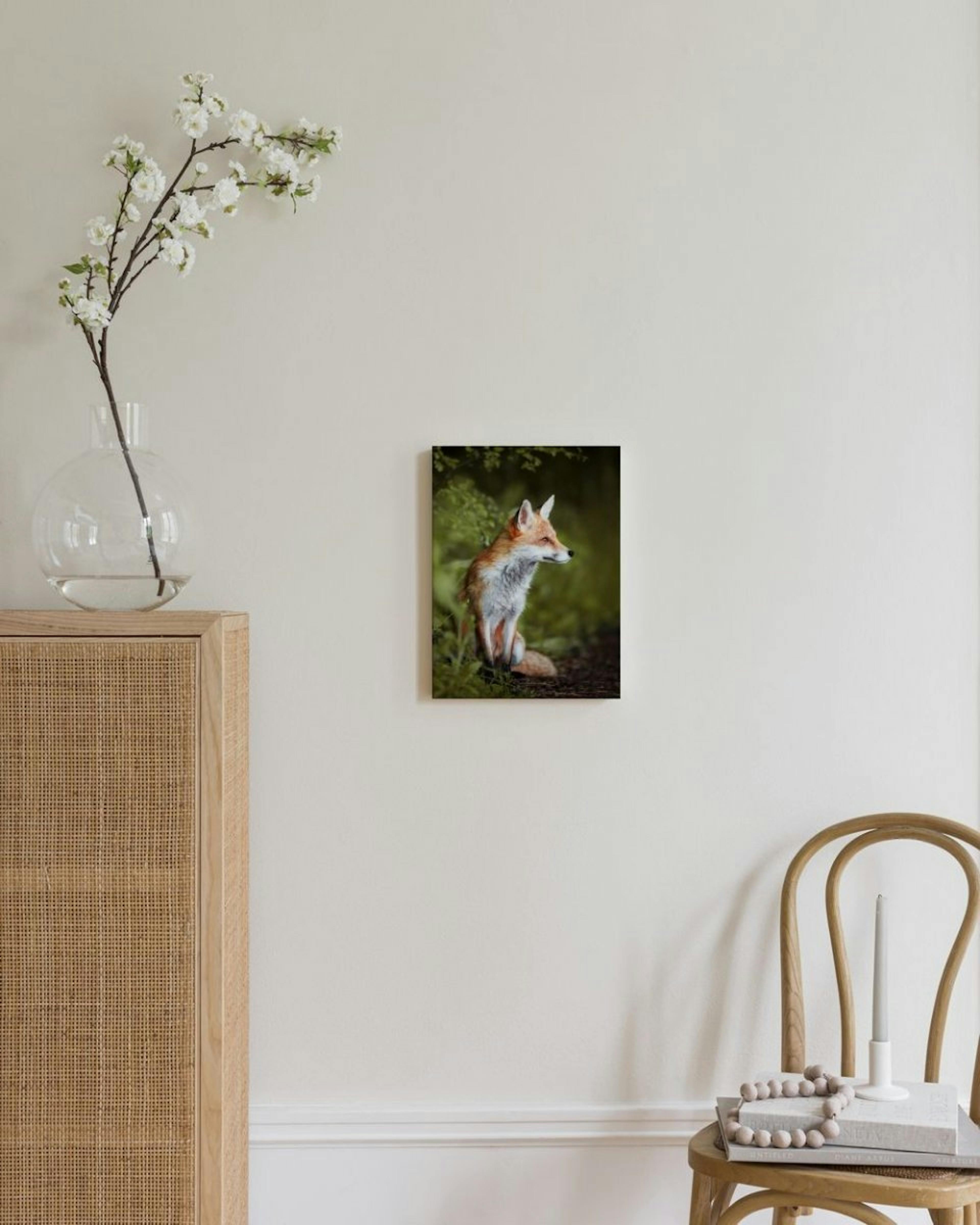 Thoughtful Fox Canvas print thumbnail