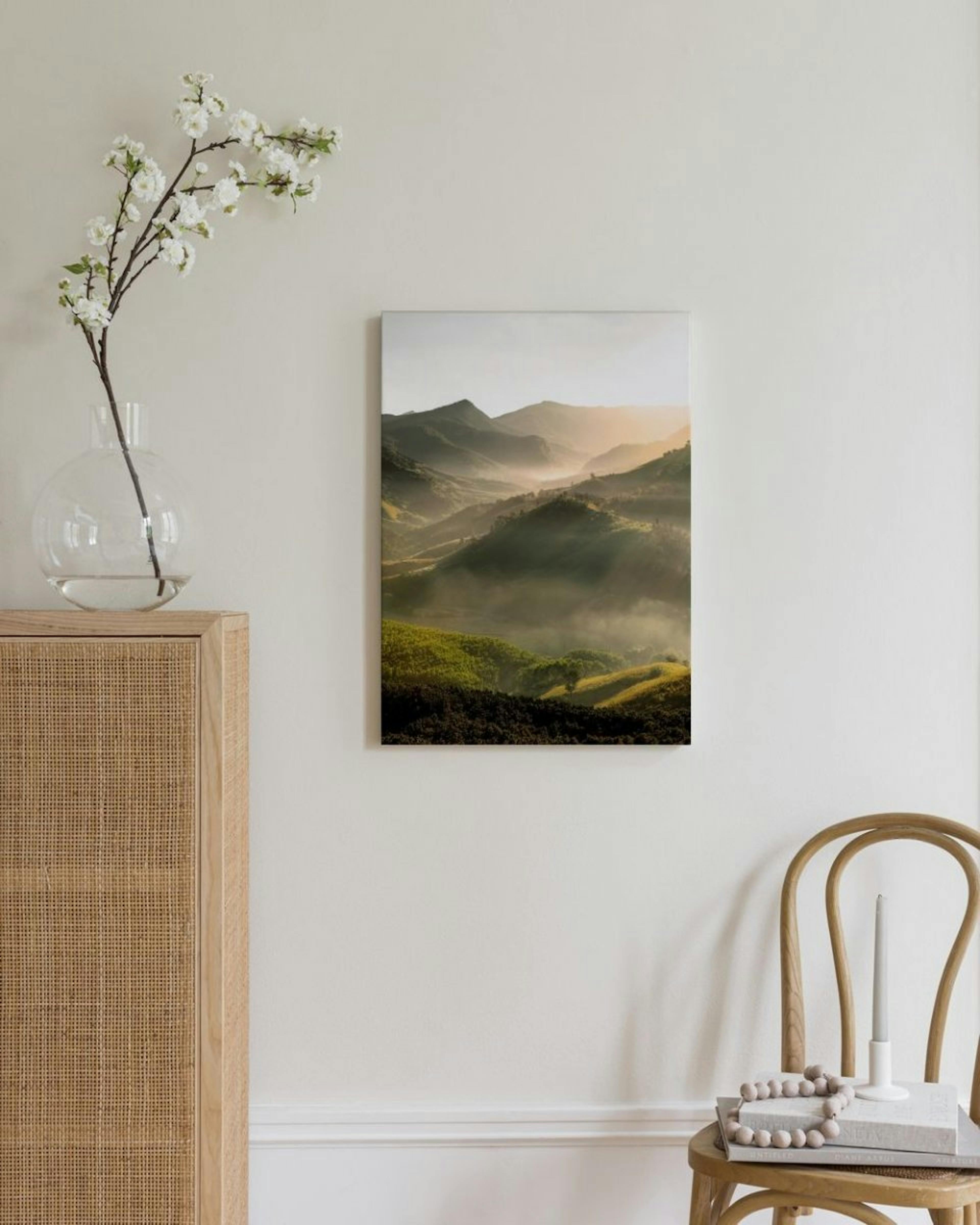 Majestic Mountain View Canvas print thumbnail