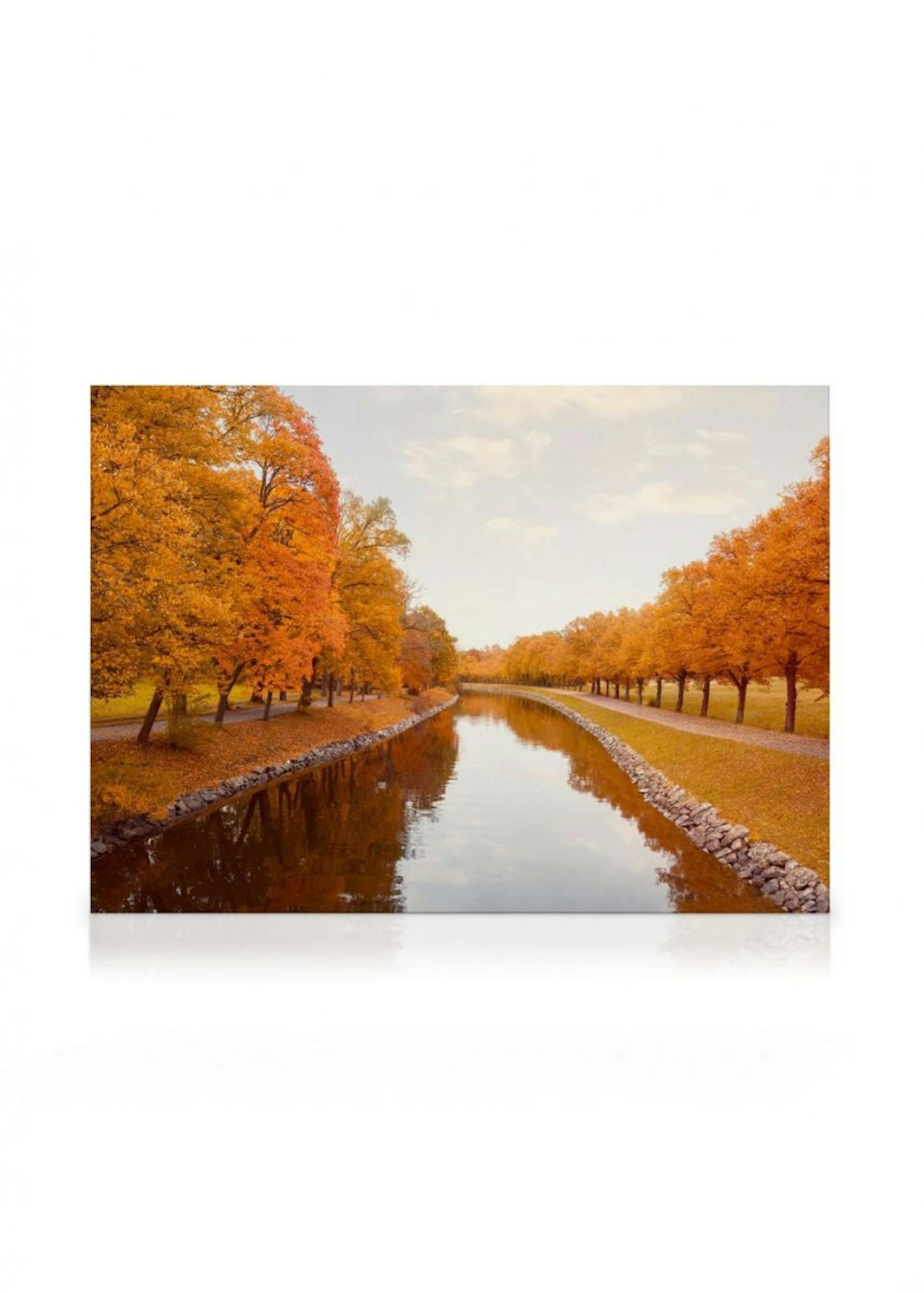 Along the Canal Canvas print thumbnail