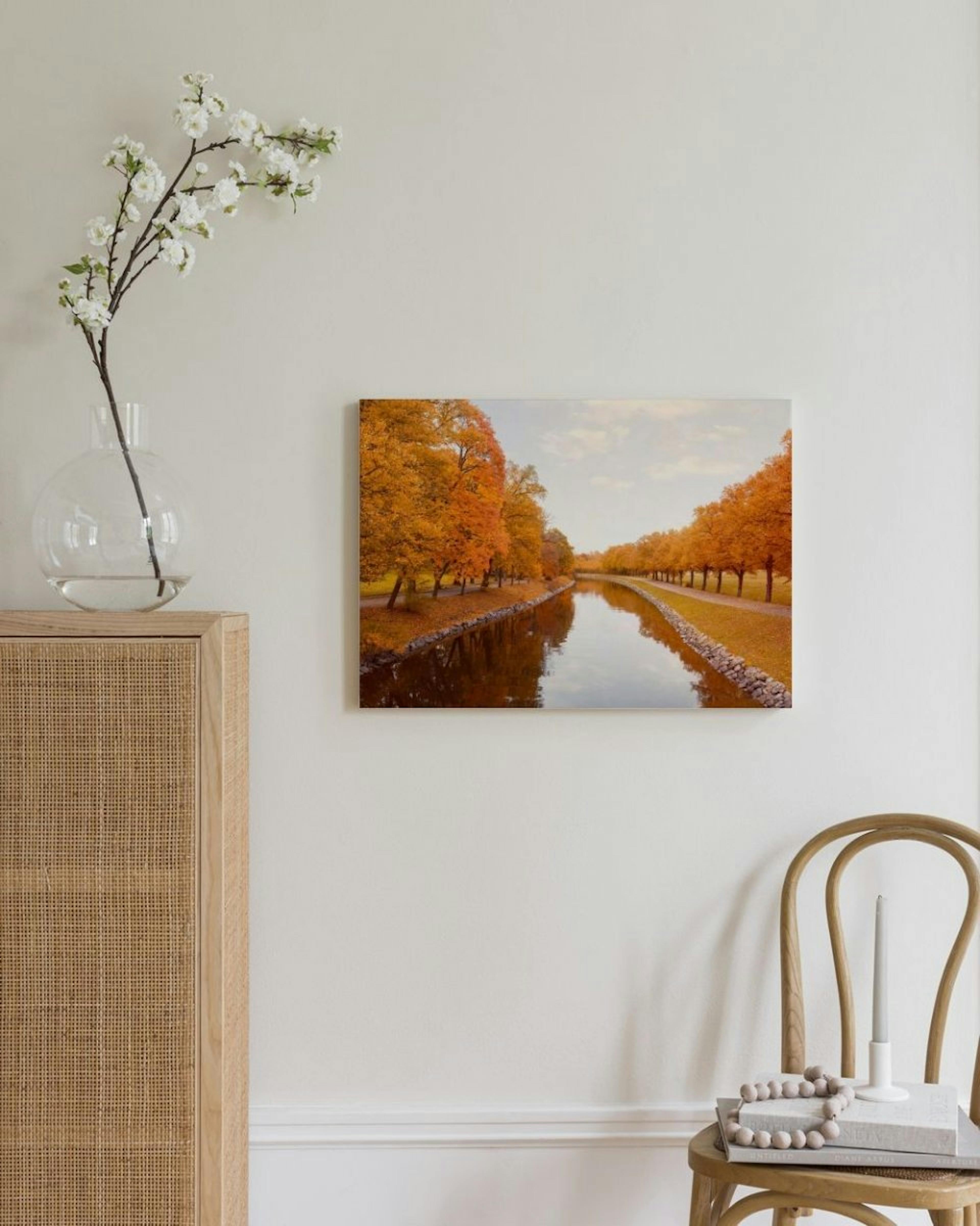 Along the Canal Canvas print thumbnail