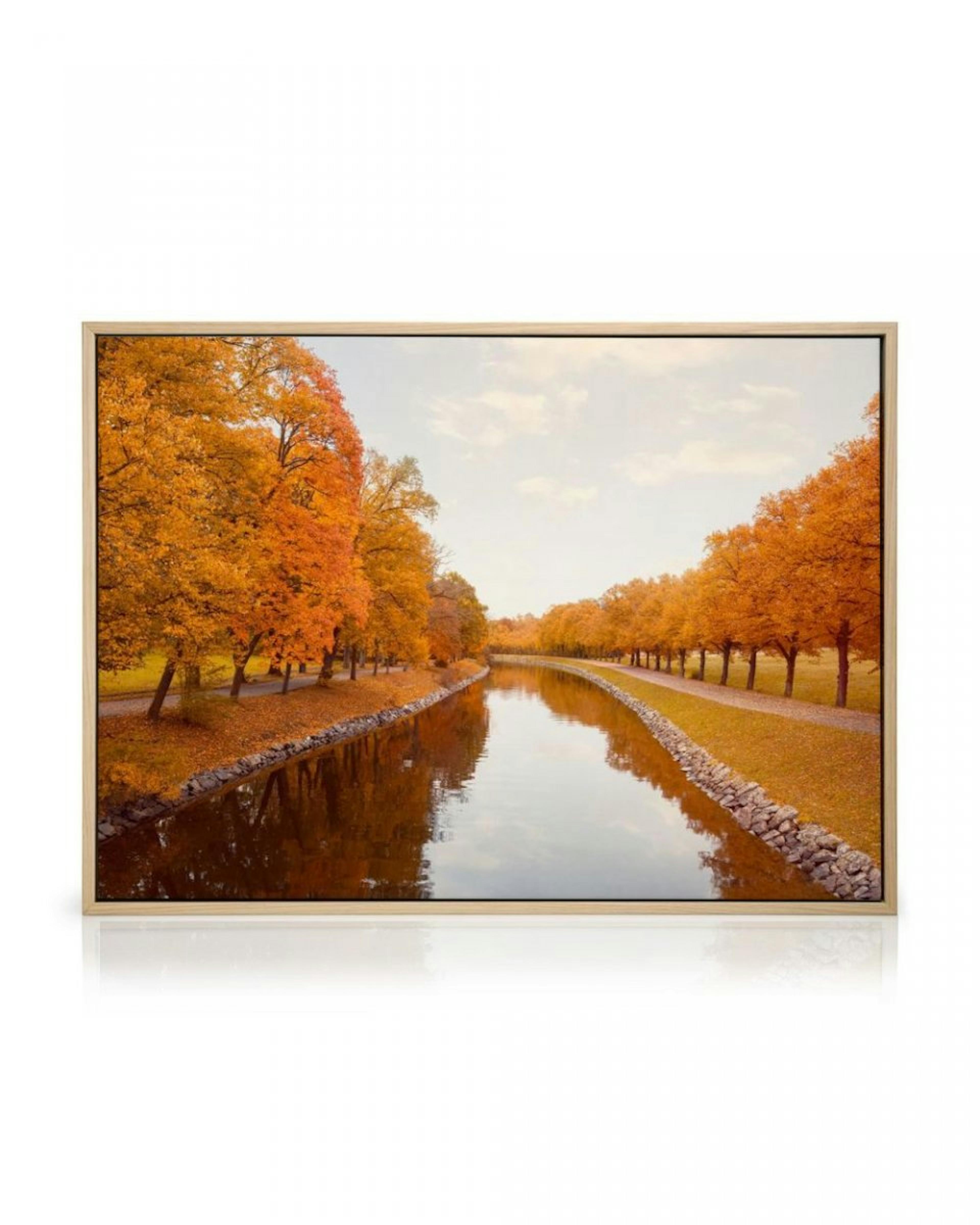 Along the Canal Canvas print thumbnail