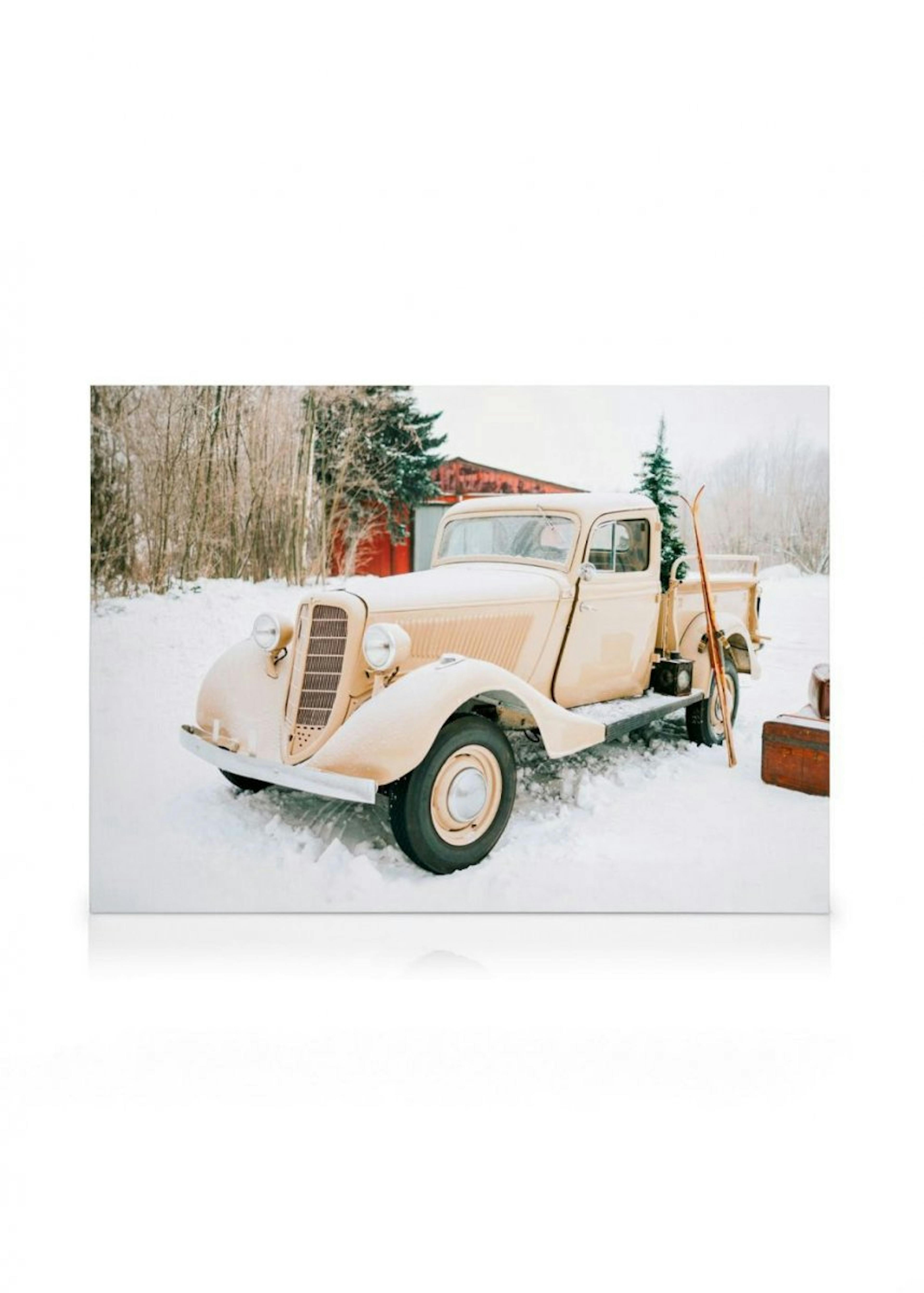 Winter Pickup Canvas thumbnail