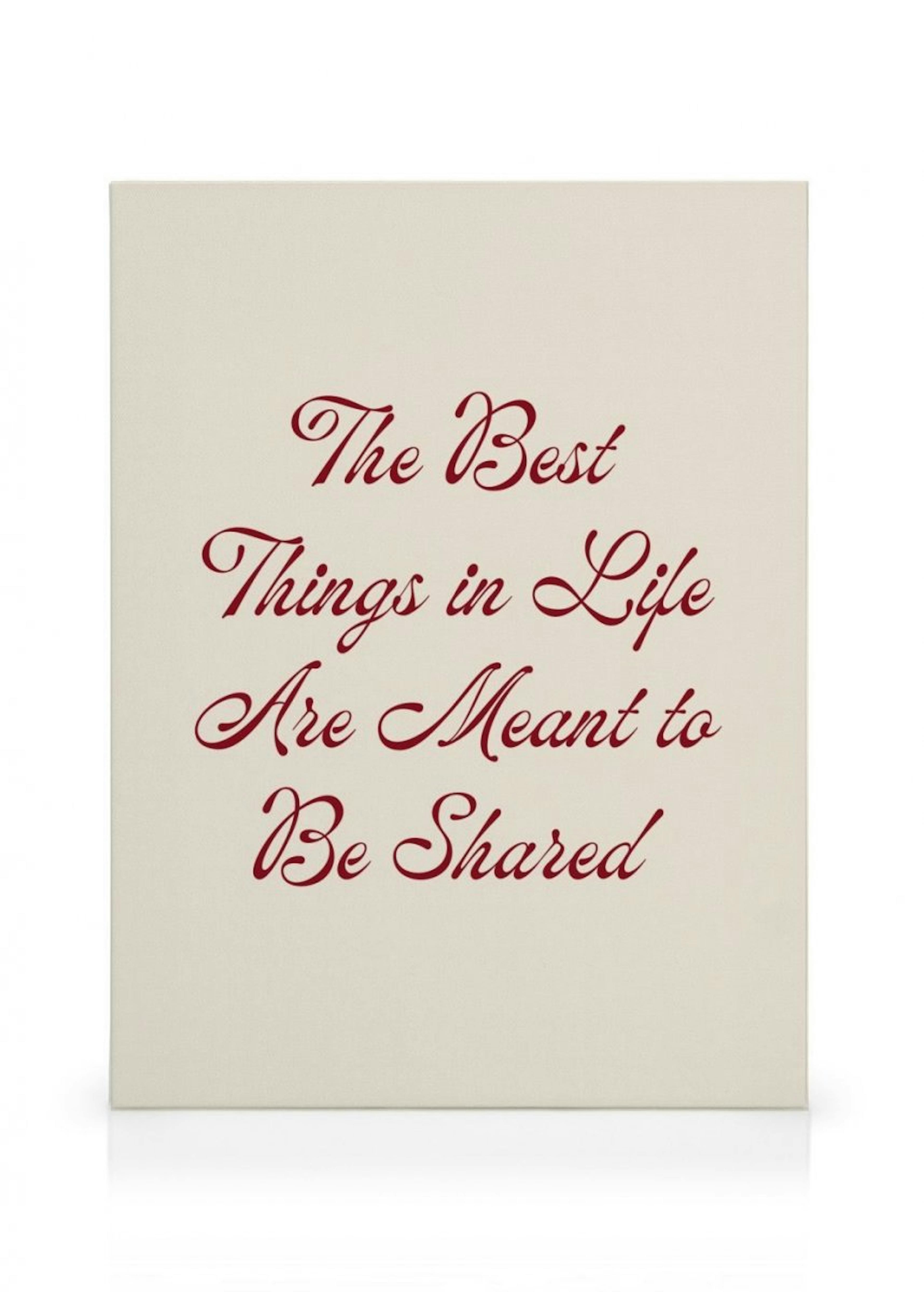 The Best Things in Life Canvas Print 0