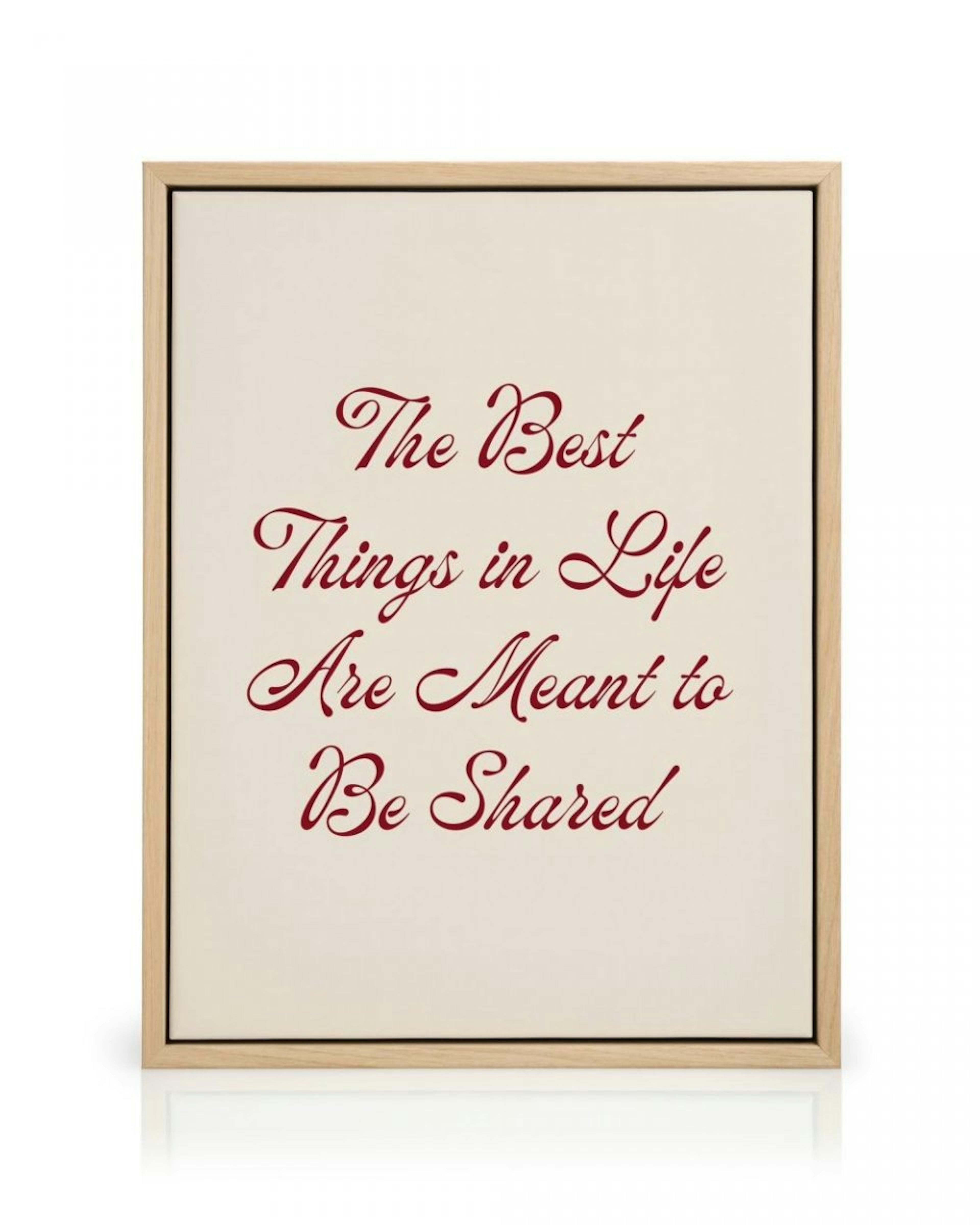 The Best Things in Life Canvas Print thumbnail