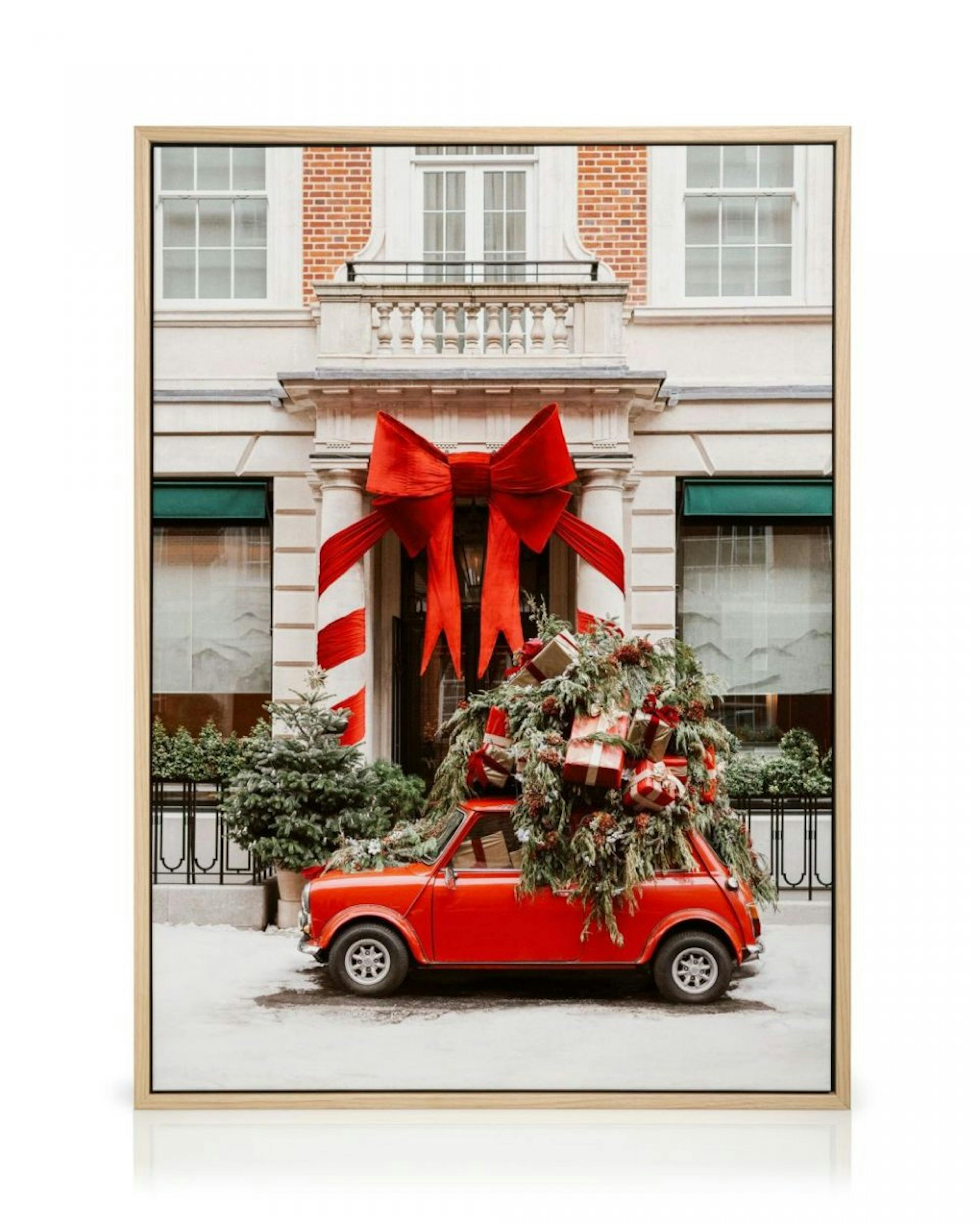 Parked for Christmas Canvas Print thumbnail