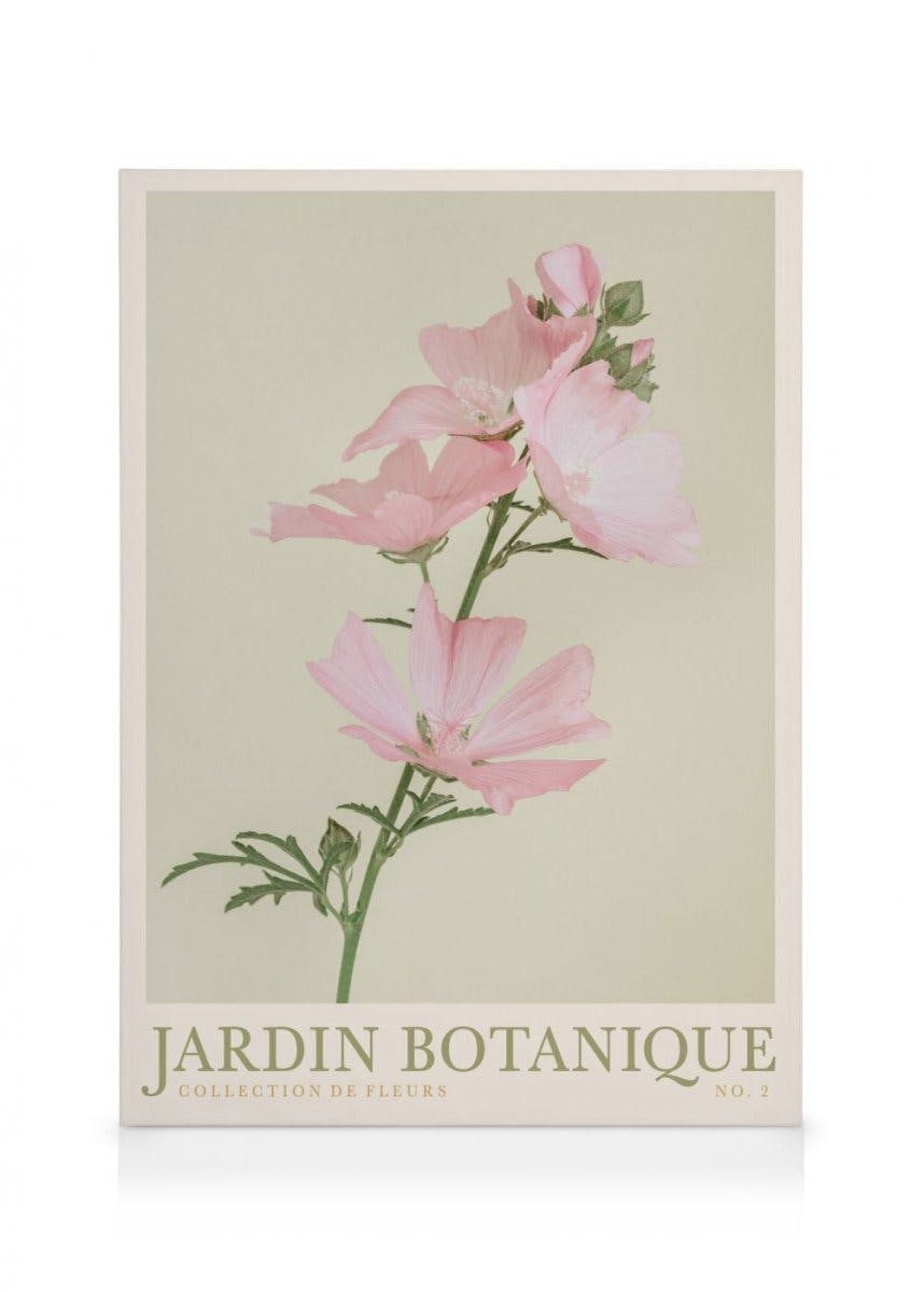 Canvas Prints - Jardin Botanique No2 Canvas (30x40 cm - Black Frame) - Poster Store