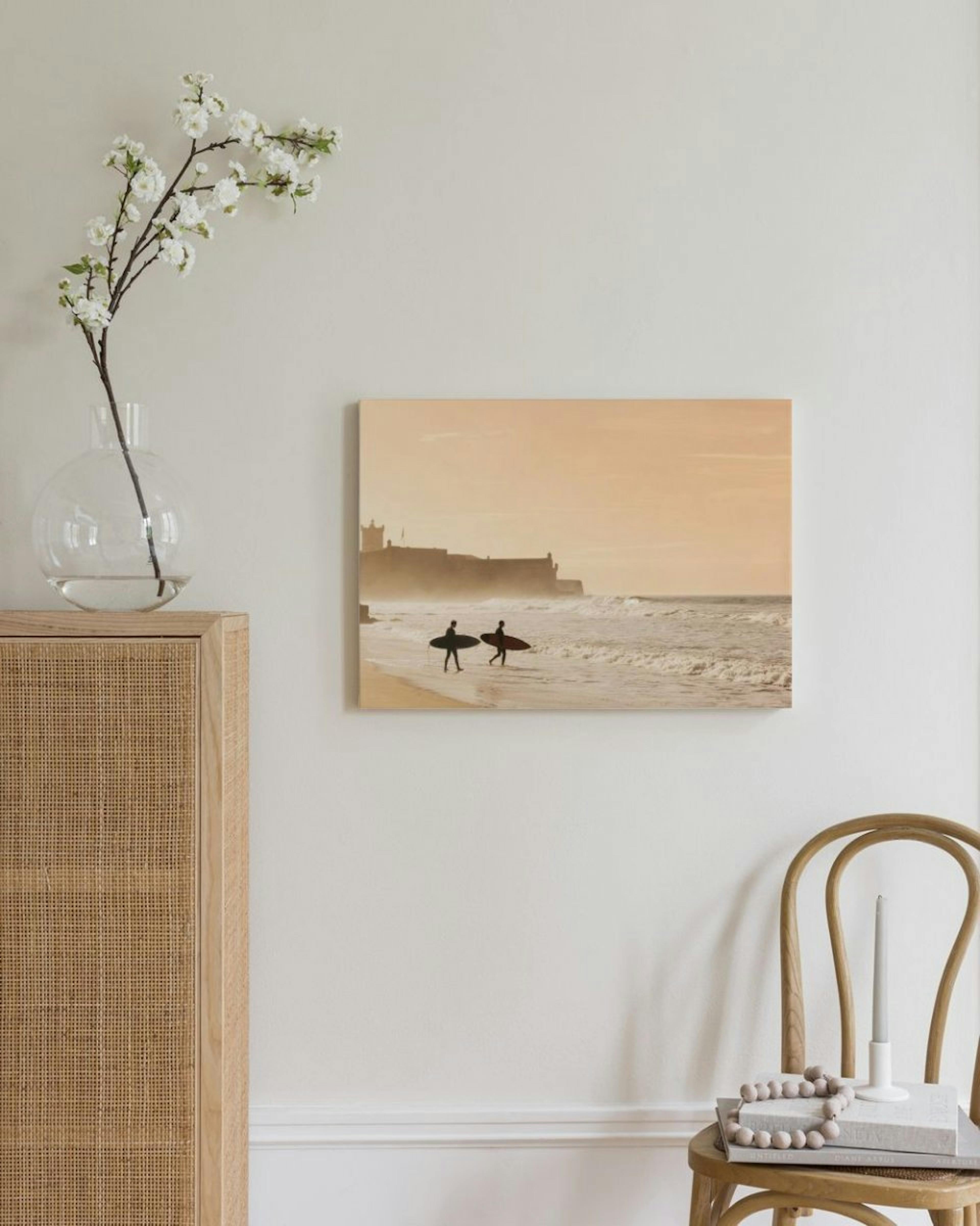 Golden Hour Surf Canvas print thumbnail