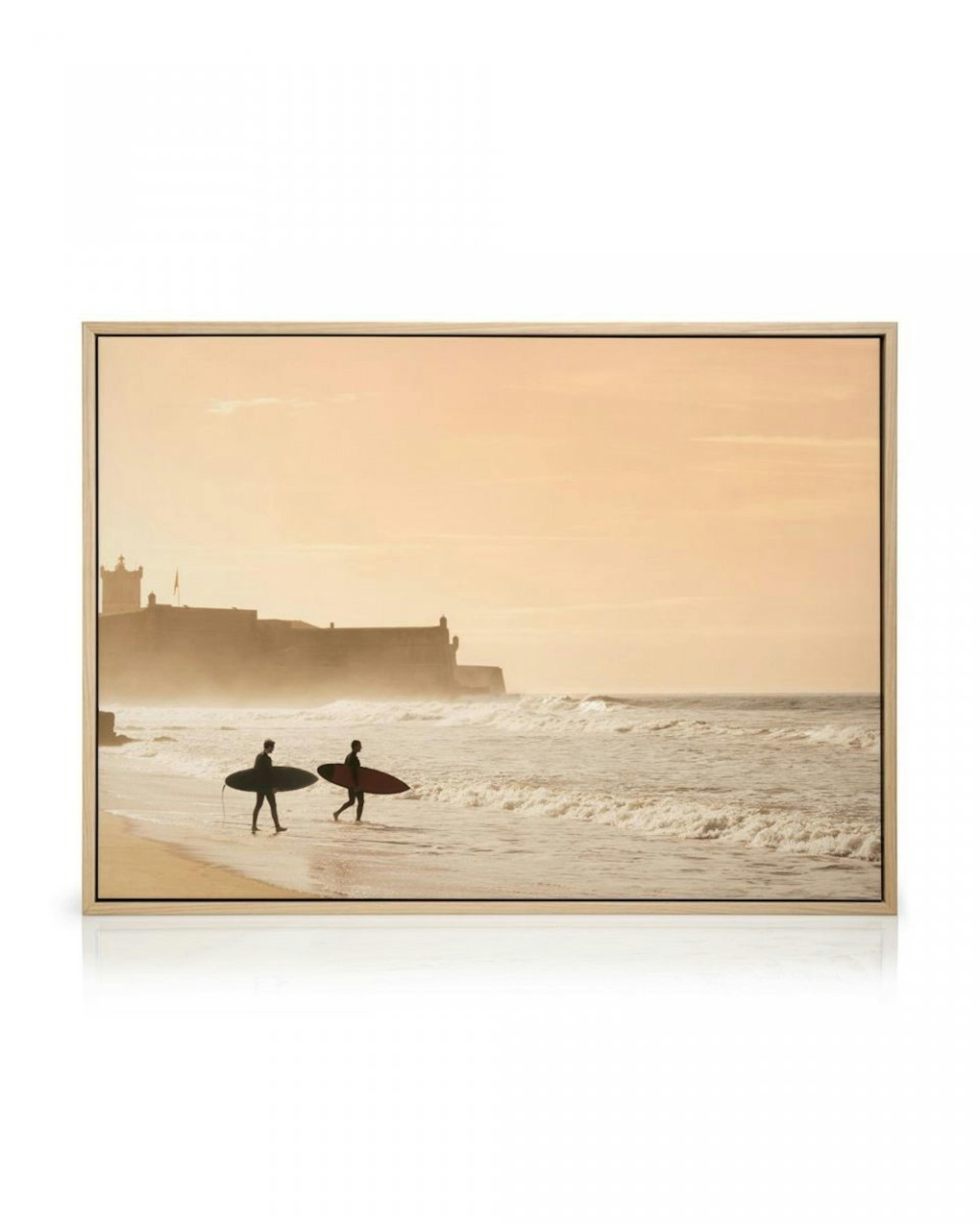 Golden Hour Surf Canvas print thumbnail