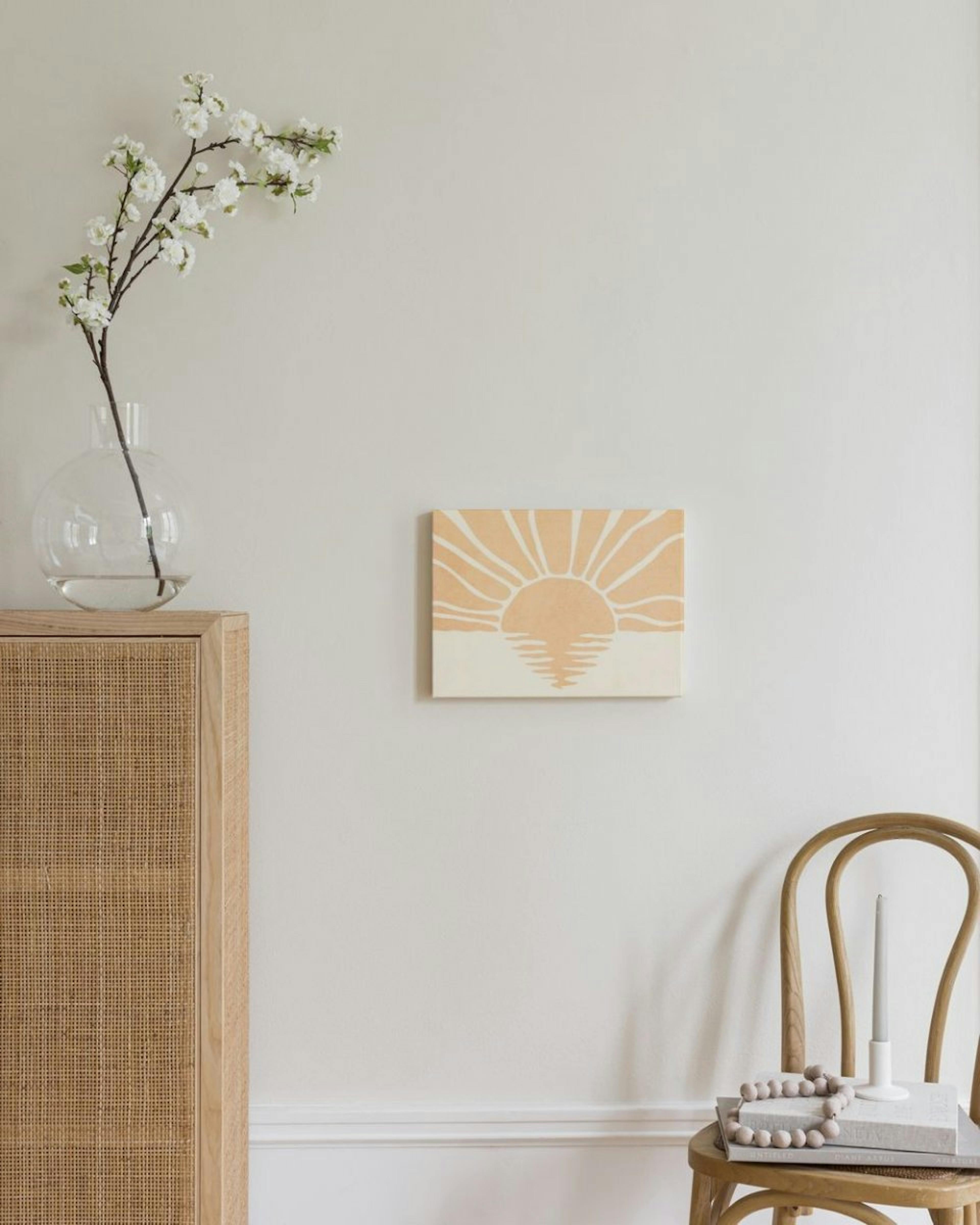 Peachy Sunset Canvas print thumbnail