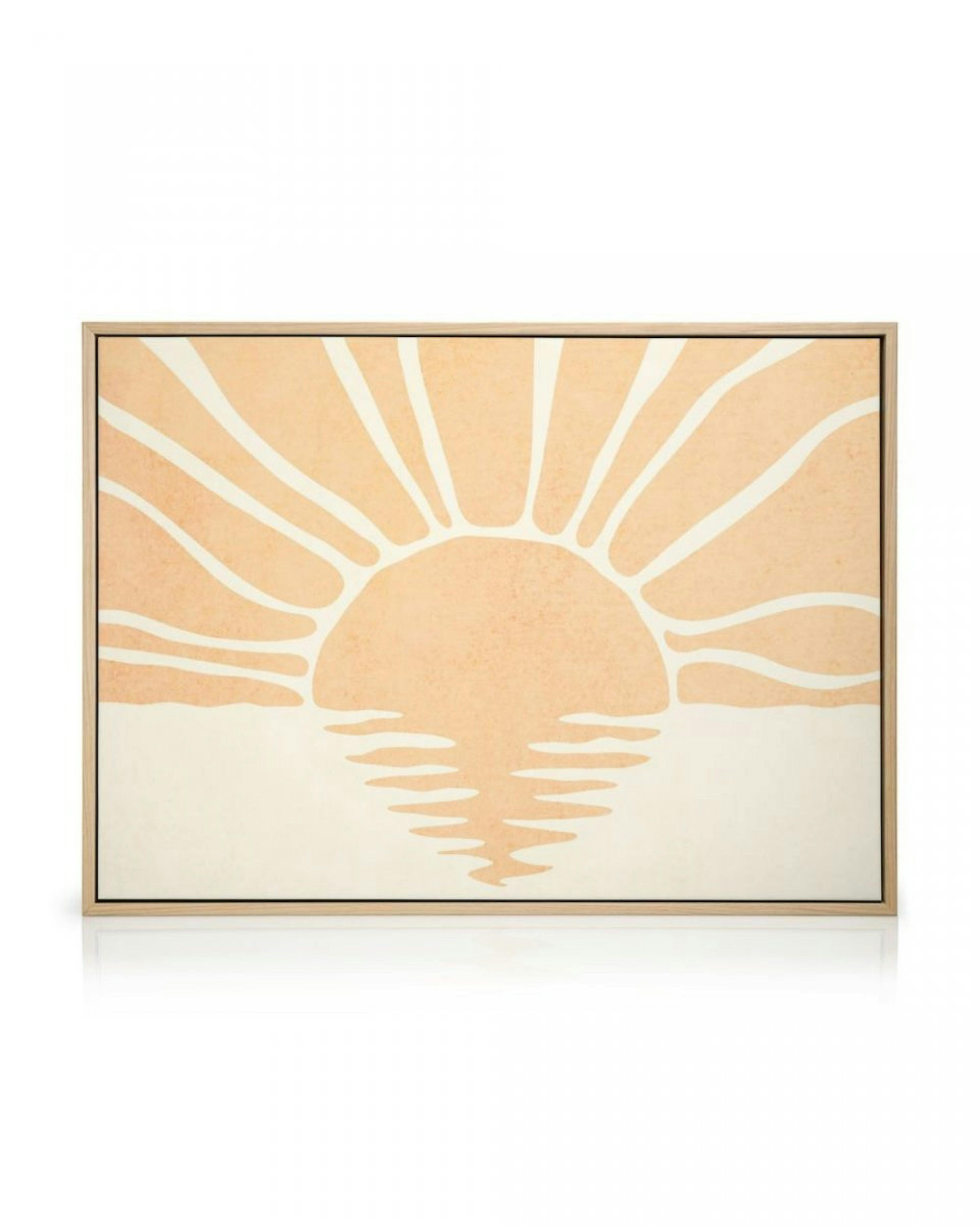 Peachy Sunset Canvas print thumbnail