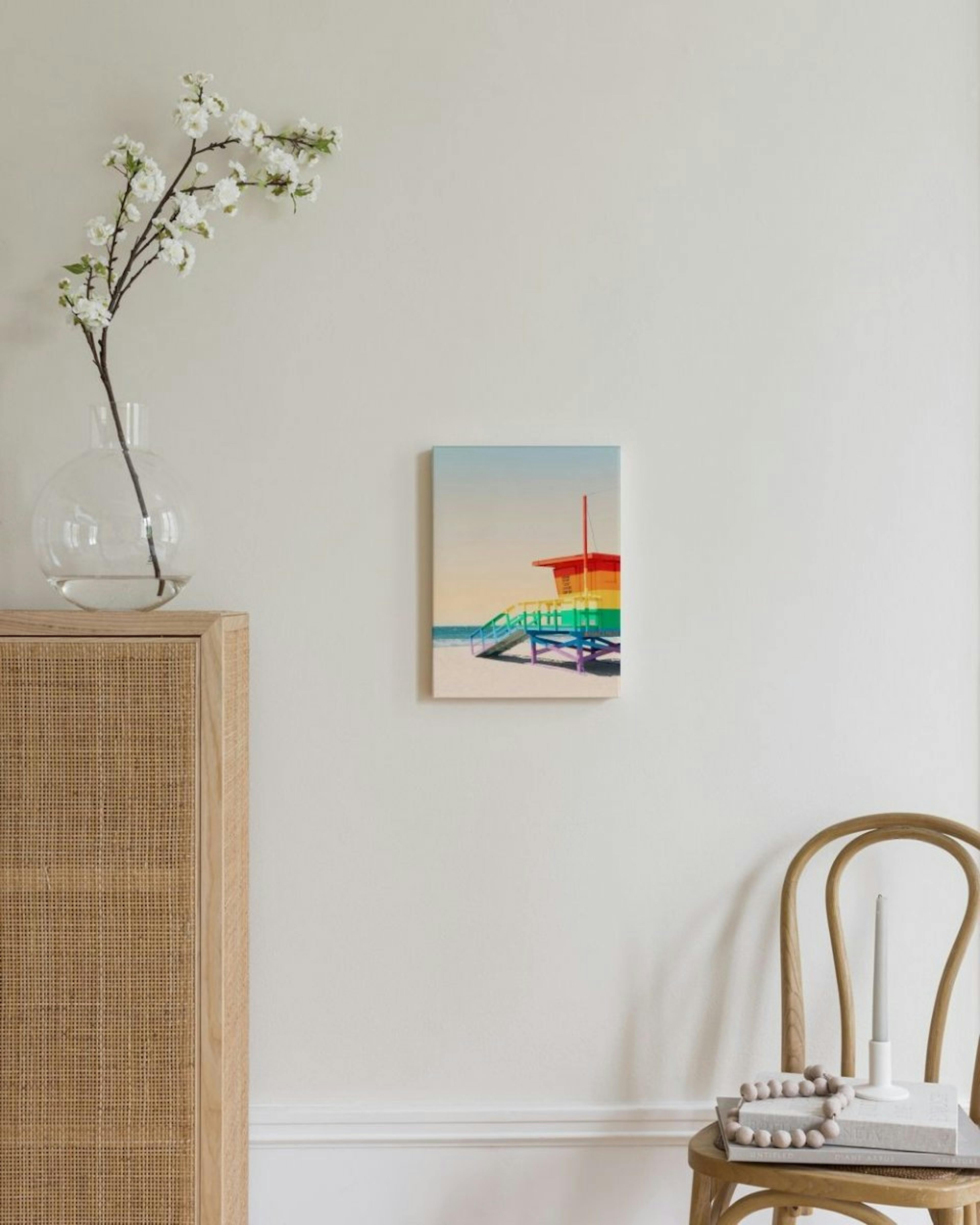 Casa de Playa Arcoíris Lienzo thumbnail