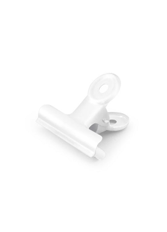 Poster clip white, medium (Medium) - Poster Store