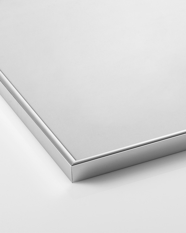 Compra Marco Aluminio Acabado brillante Plateado 30x40 cm