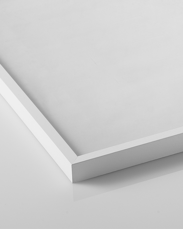 Blanco Marco de madera 30x30cm - Calidad superior - ArtPhotoLimited