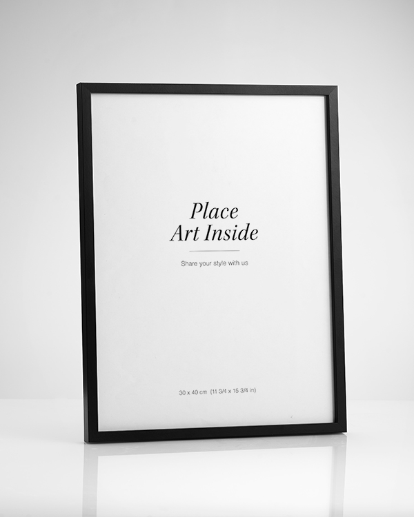 Black Wood Frame 70x100 cm - Shop black frames online