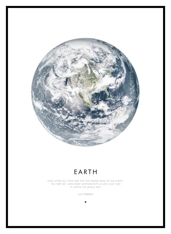 Earth Poster (50x70 cm) - Poster Store