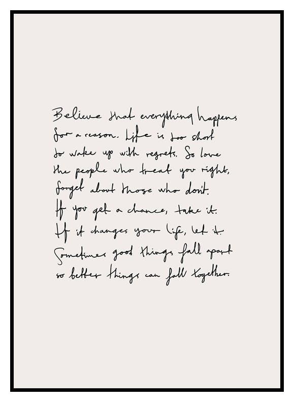 Believe Poster (50x70 cm) - Poster Store