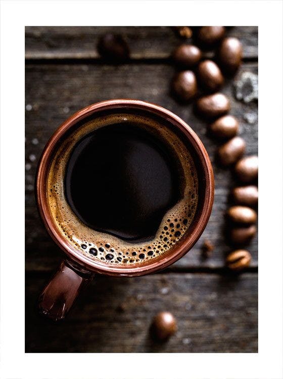 لوحة لصورة قهوة طازجة 0