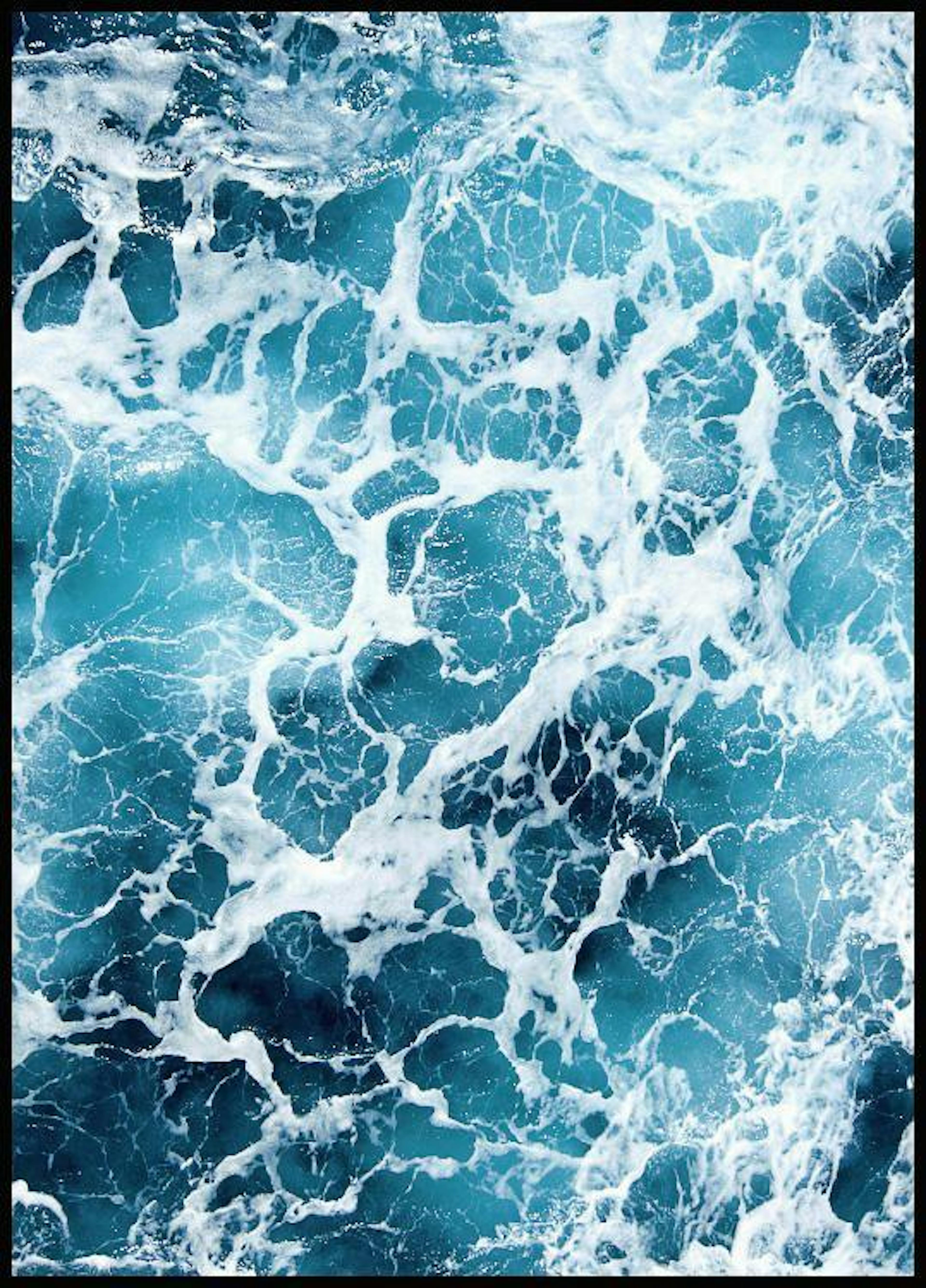 海のマーブルブルー ポスター 0