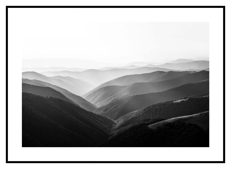 Hills. Poster (30x40 cm) - Poster Store