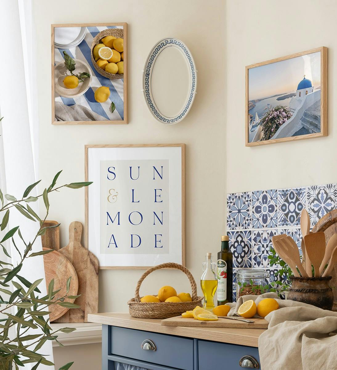 Zesty kitchen gallery wall (ONE SIZE) - Poster Store