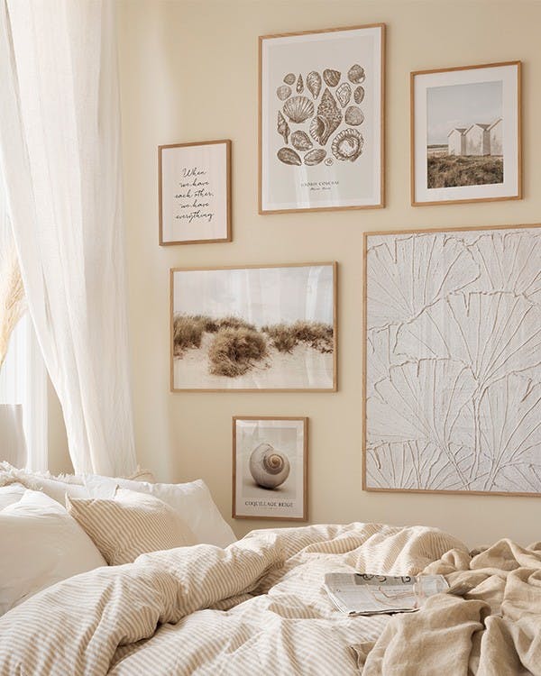 Coastal art gallery wall (ONE SIZE) - Poster Store