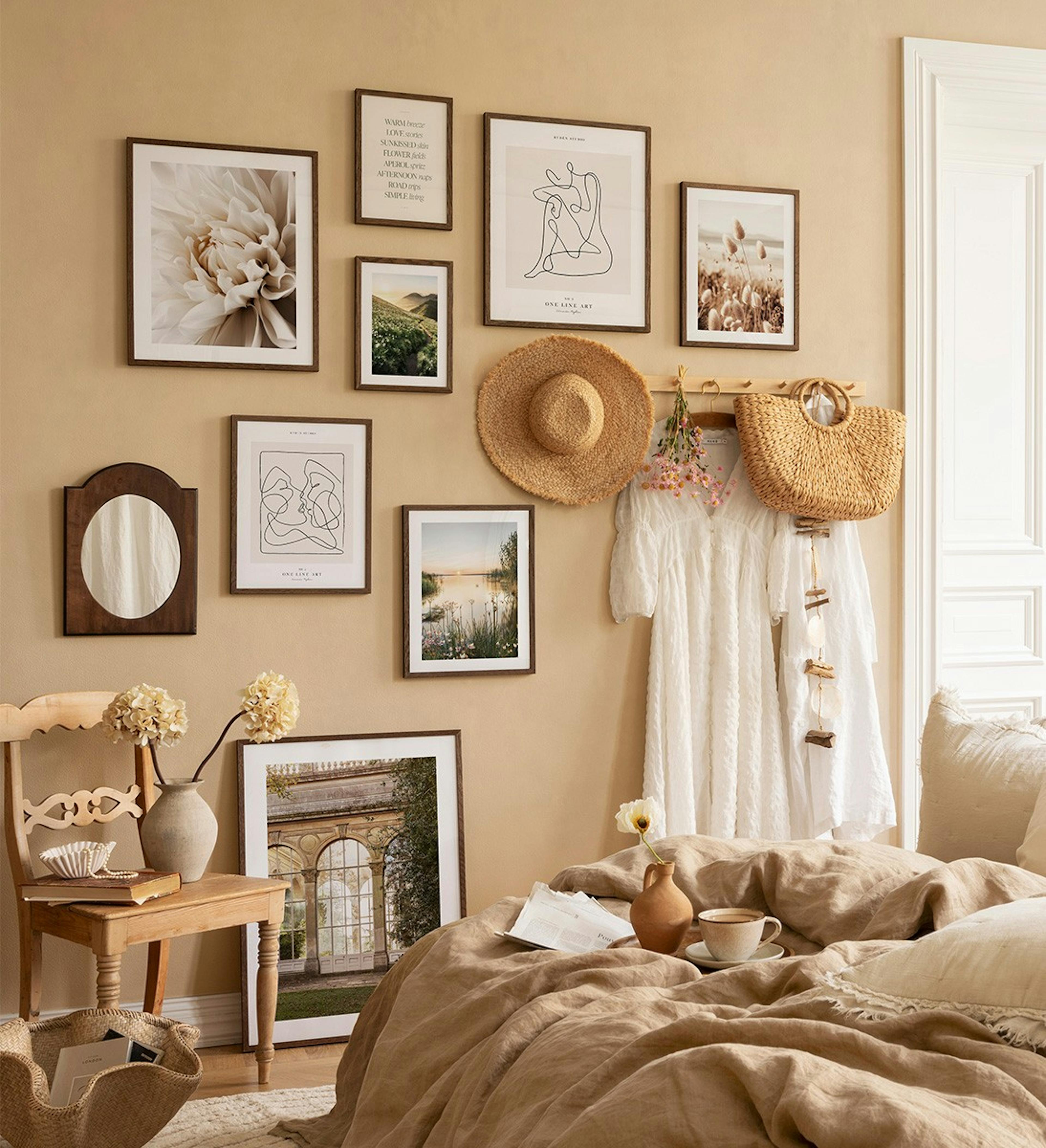 Warm summer breeze gallery wall