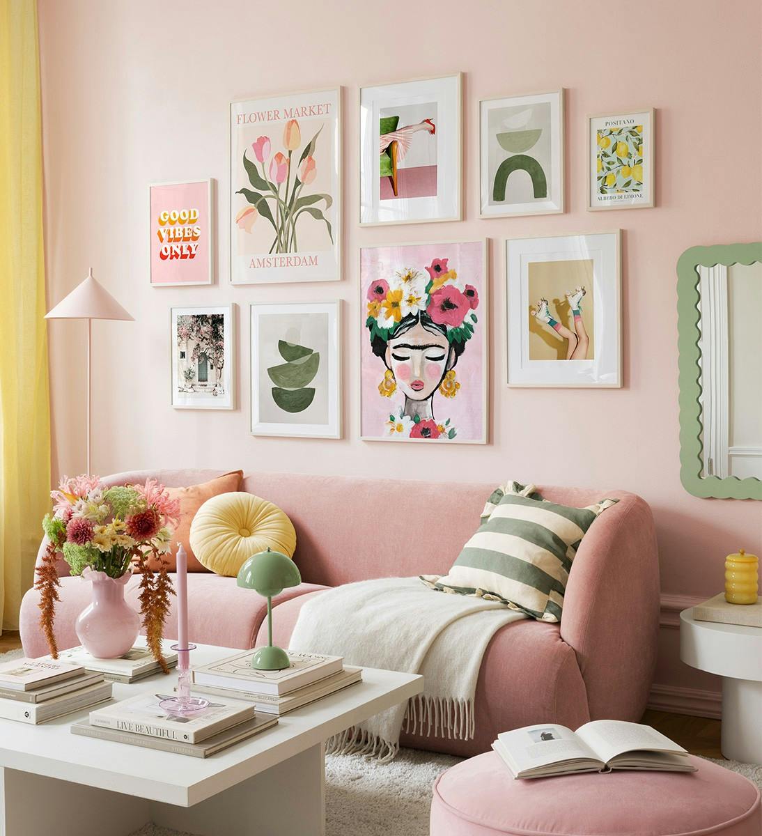 Happy Palette gallery wall (ONE SIZE) - Poster Store