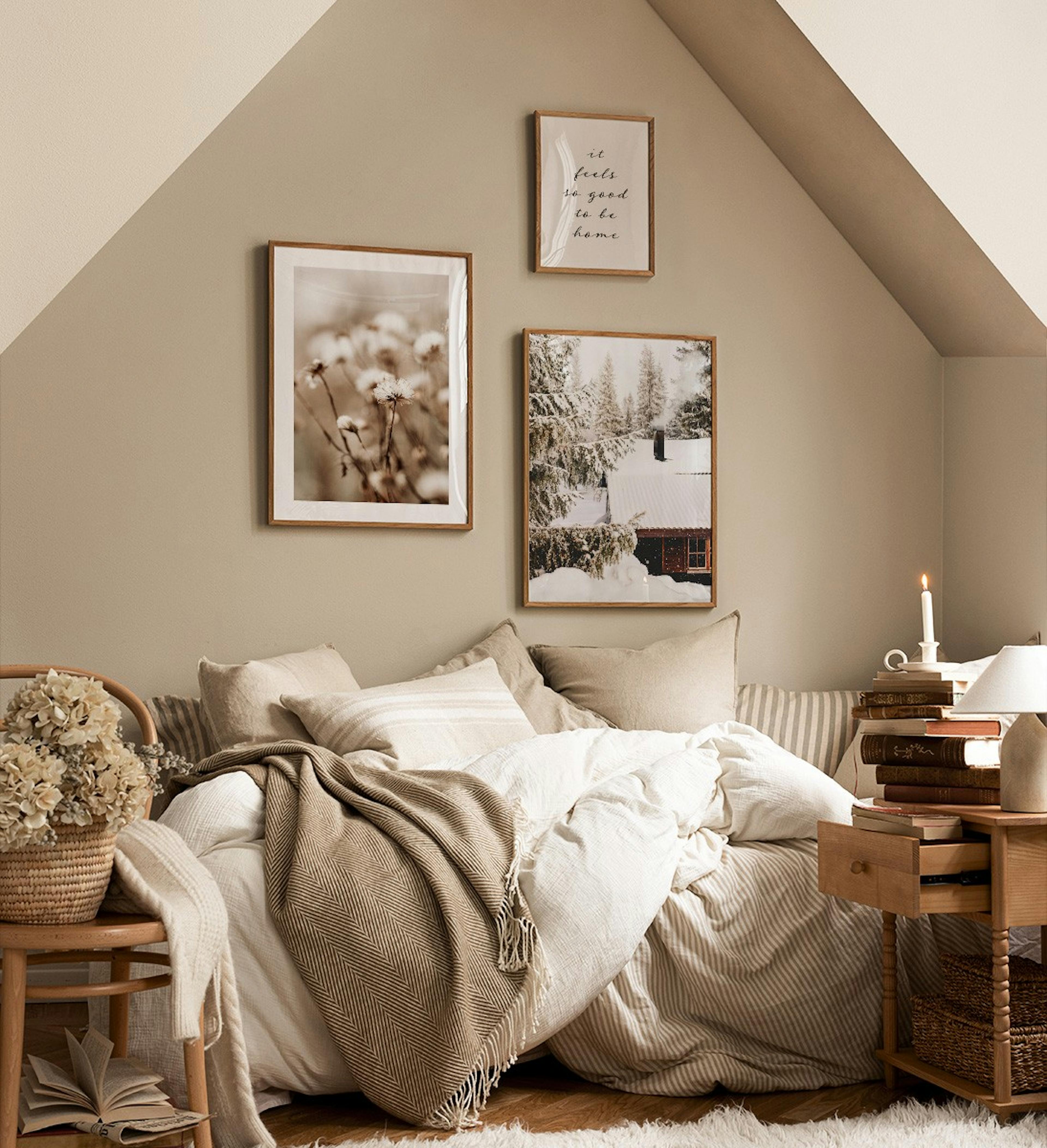 Cozy Winter gallery wall