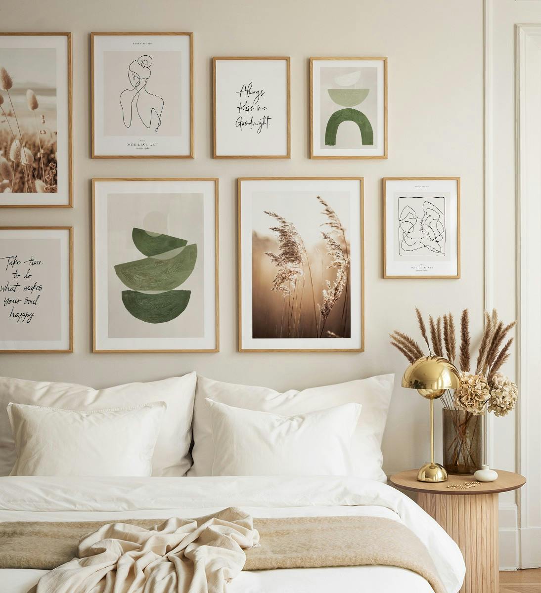 Green Shapes galleria a parete (ONE SIZE) - Poster Store
