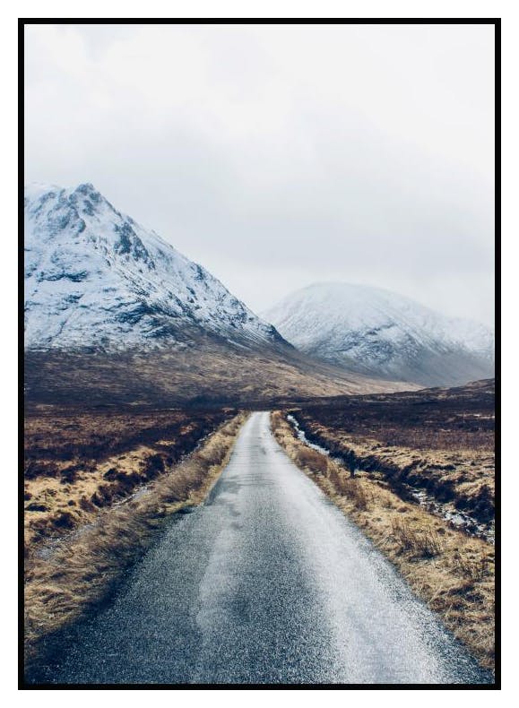 Mountain Road Poster (40x50 cm) - Poster Store