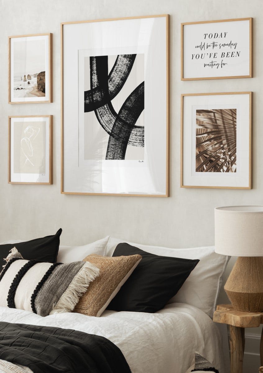 Brush Strokes Poster (50x70 cm) - Poster Store