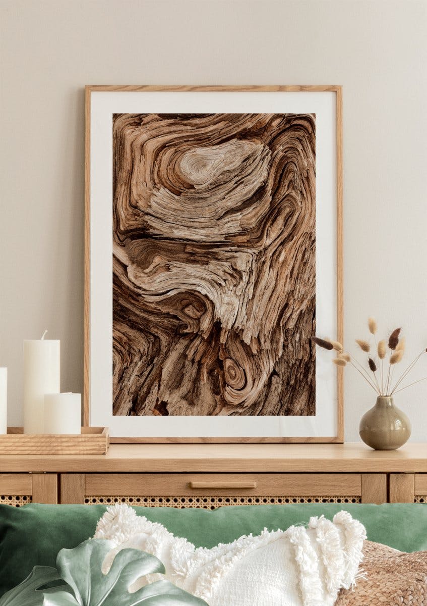 Whirly Wood Poster (21x30 cm) - Poster Store