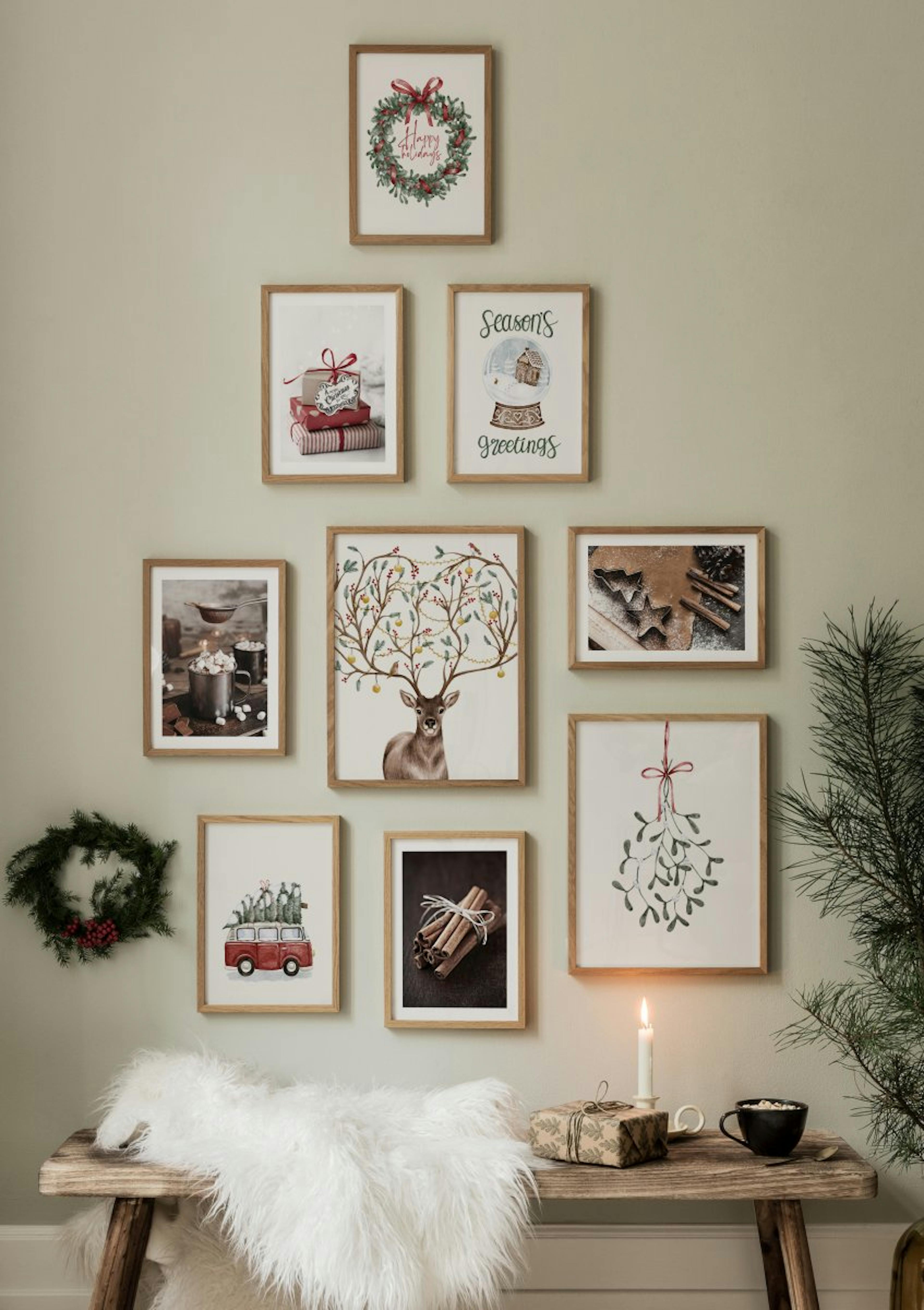 Decorated Deer Poster thumbnail