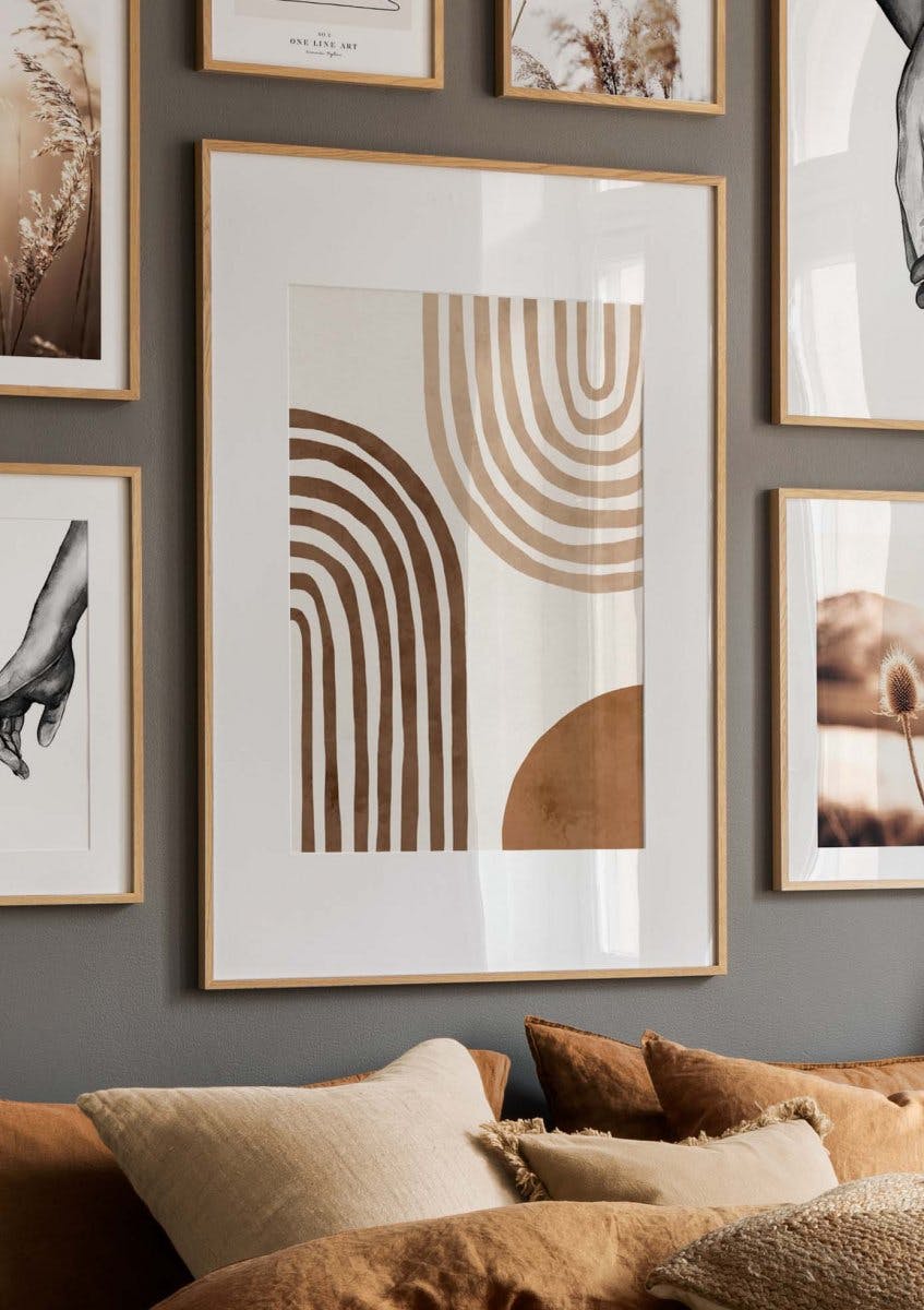Brown Arches No2 Poster (50x70 cm) - Poster Store