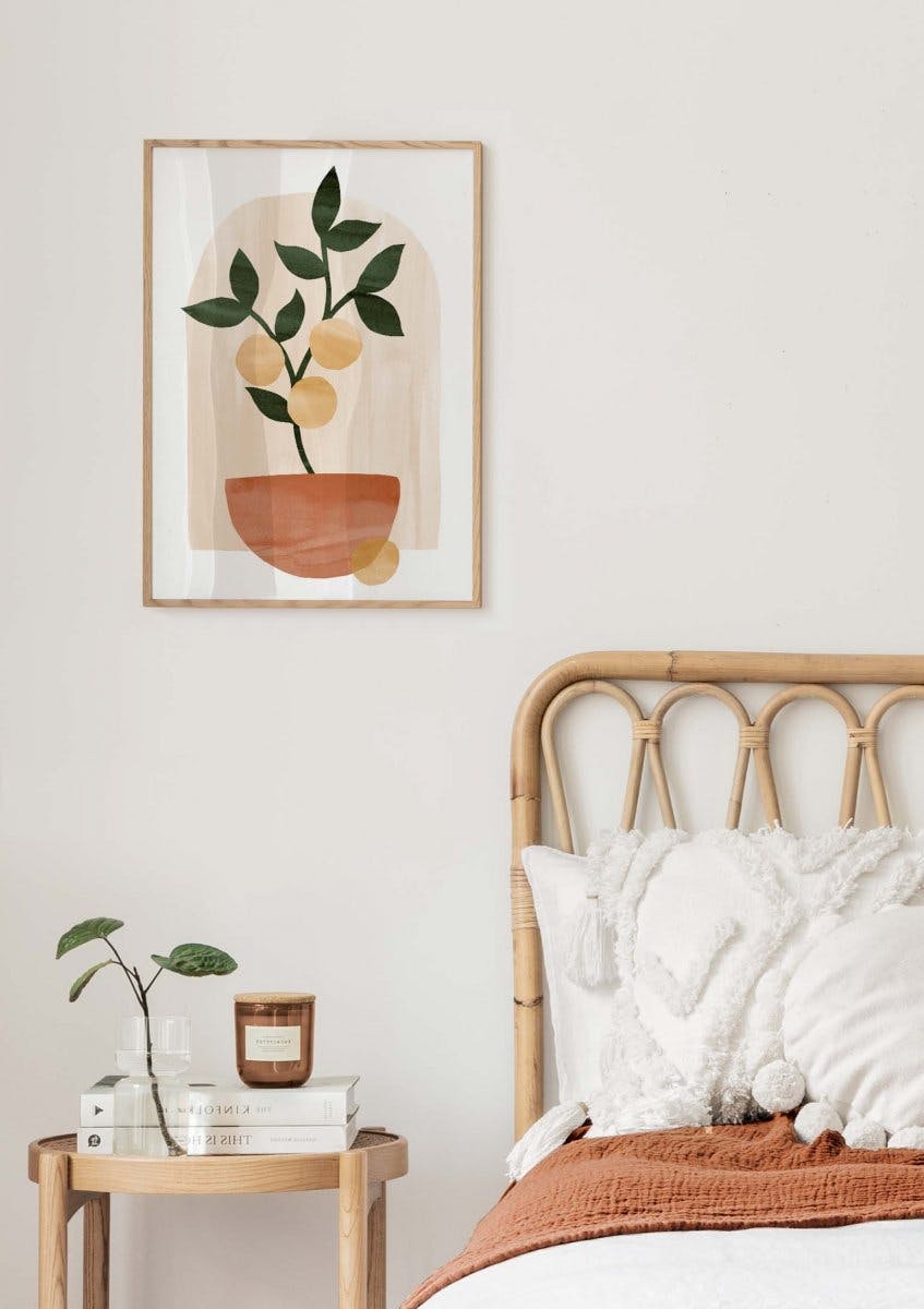 Abstract Lemon Tree Poster (21x30 cm) - Poster Store