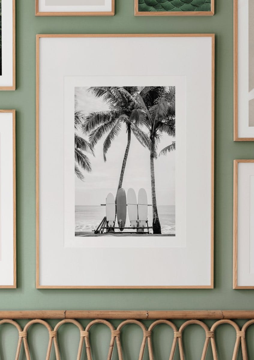 Surfboards Poster (21x30 cm) - Poster Store
