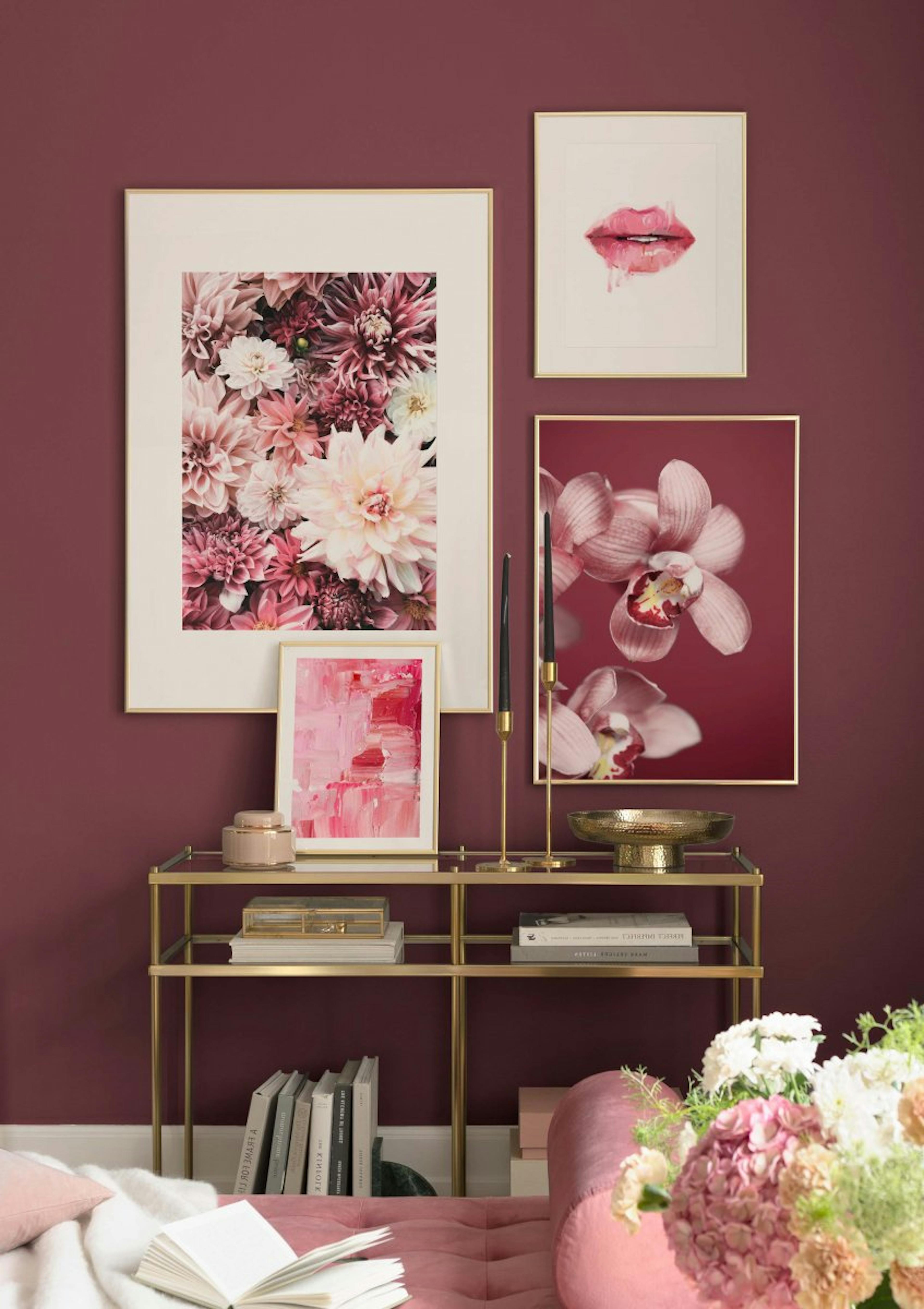 Flowers in Pink Poster thumbnail