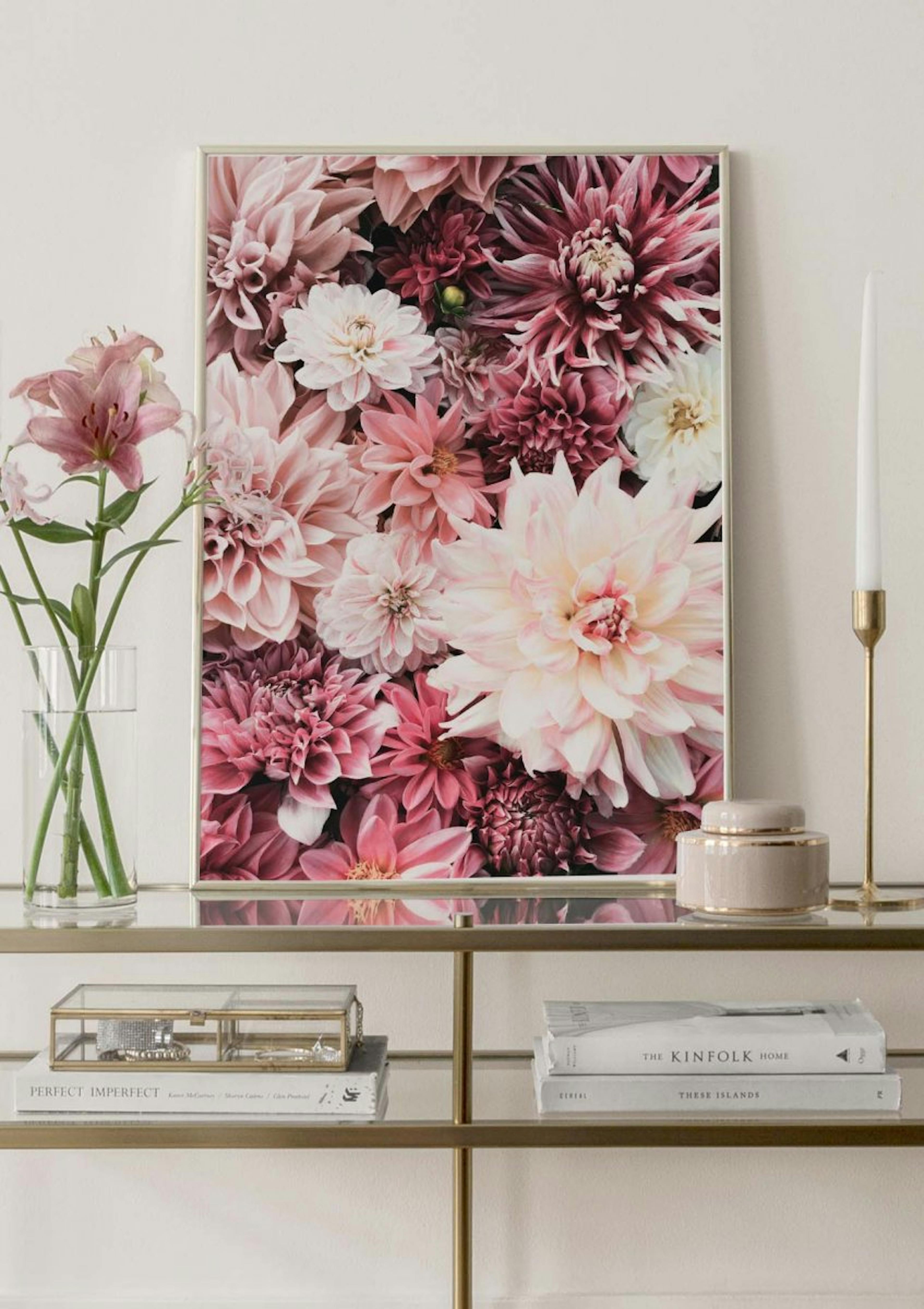 Flowers in Pink Affiche thumbnail
