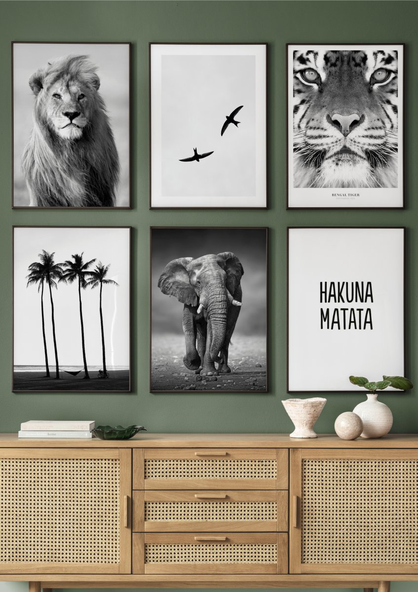 Elephant Natur Poster - Kunstdruck Elefantenposter