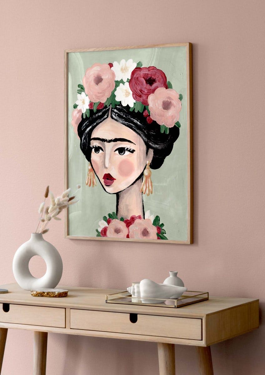 Frida Kahlo Painting Poster (50x70 cm) - Poster Store