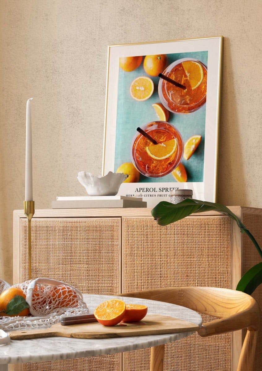 Aperol Spritz Cocktail Poster (21x30 cm) - Poster Store
