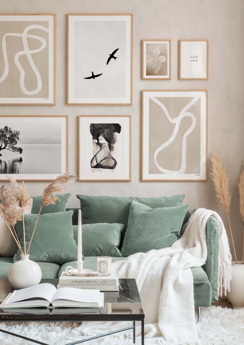 Beige Poster (21x30 cm) - Poster Store