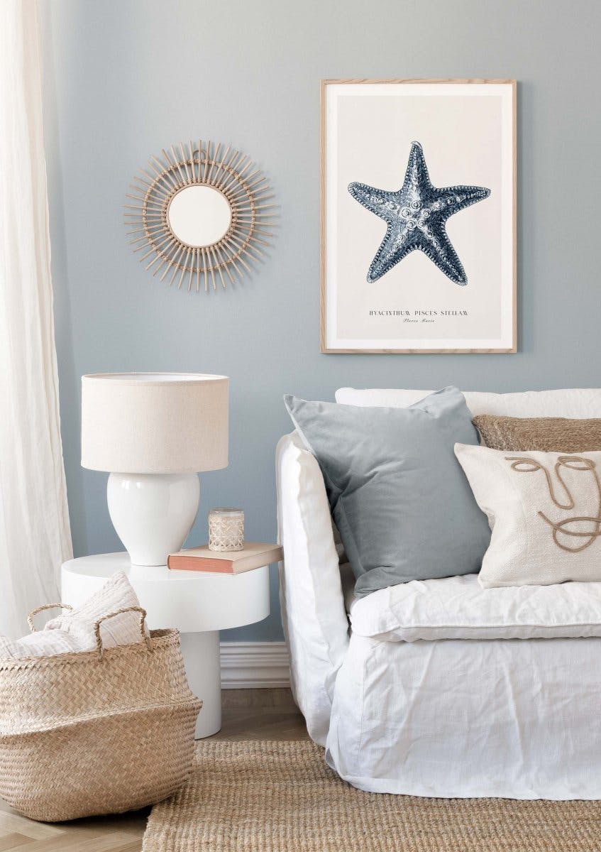Blue Starfish Poster (50x70 cm) - Poster Store