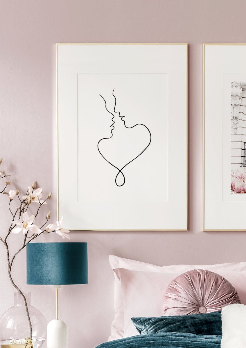 Almost Kiss Poster (40x50 cm) - Poster Store