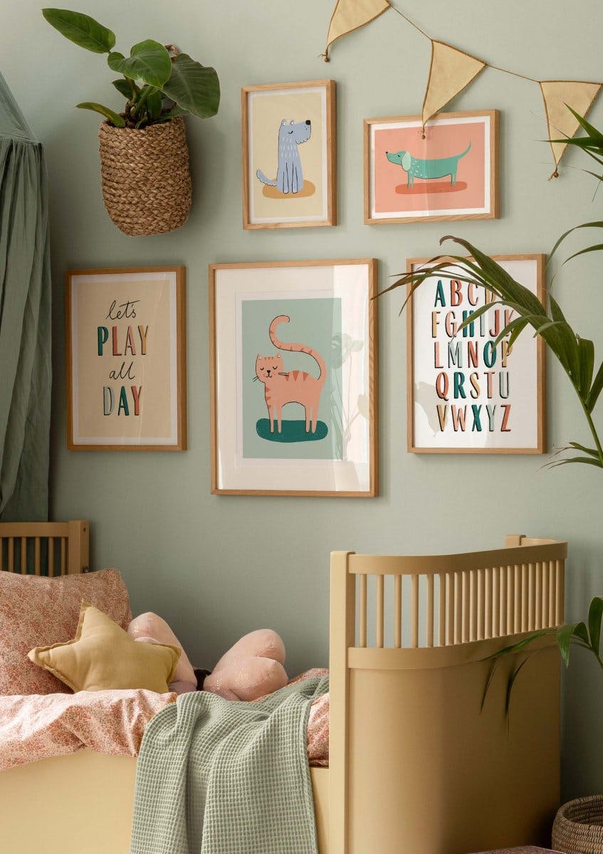 Green Dog Poster (21x30 cm) - Poster Store